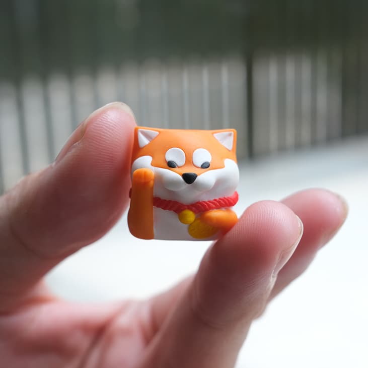 Artisan Keycap | A SHIBA is finding his owner image 3