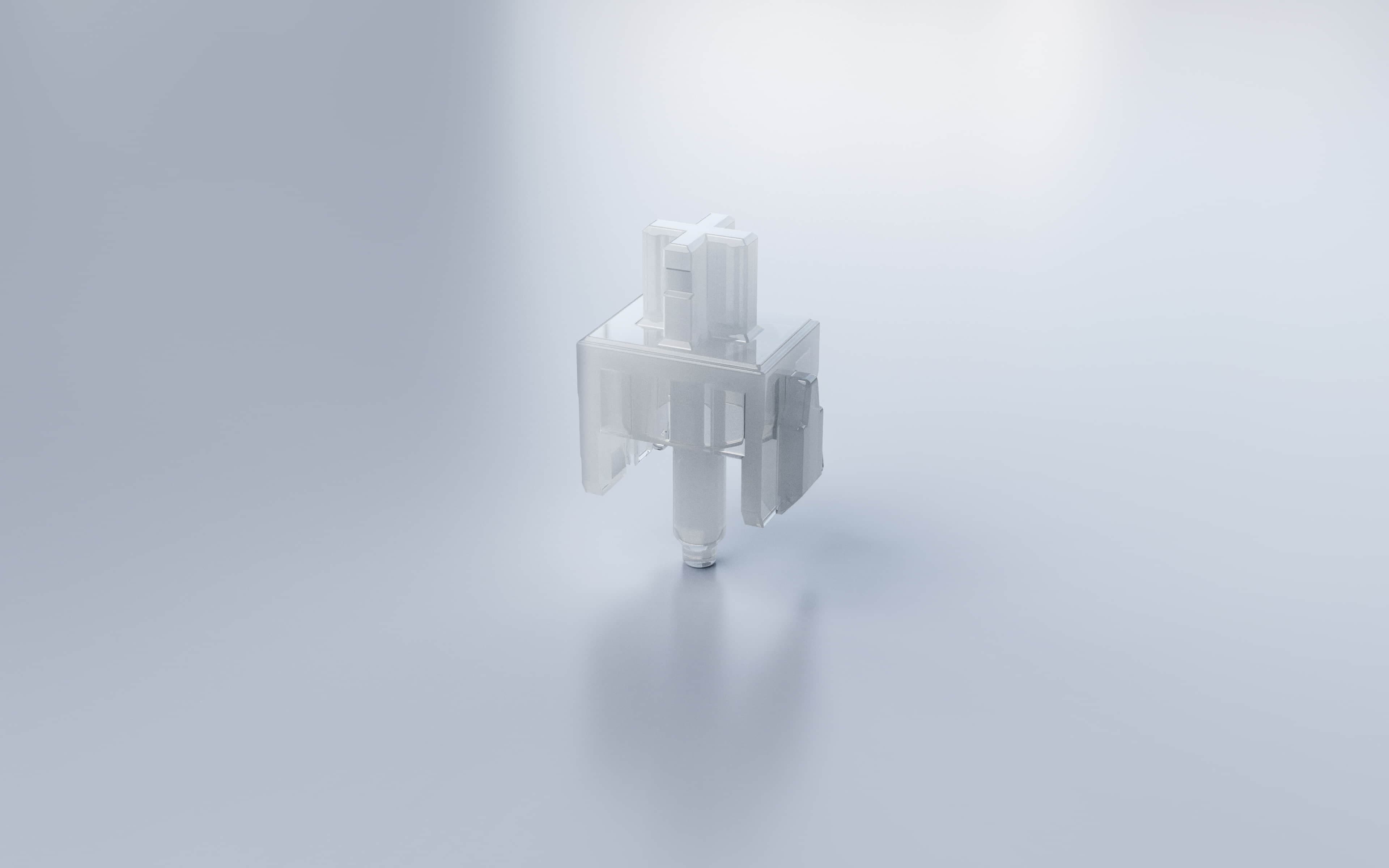 Smooth & Thocky | AM Icy Silver Pro Switches image 3