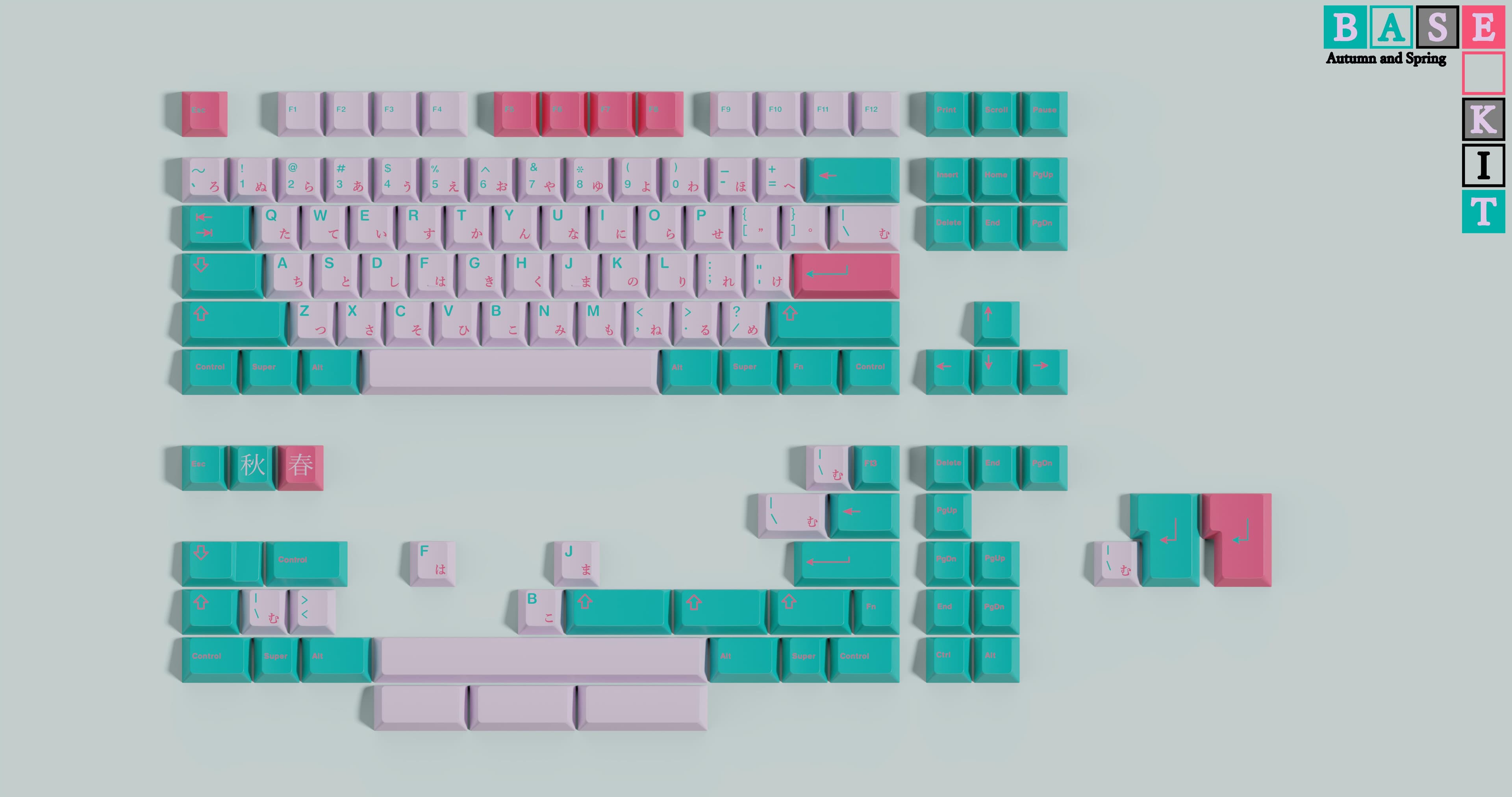 Keyreactive Autumn and Spring | Cherry dye sub pbt set | Edit 1 image 3