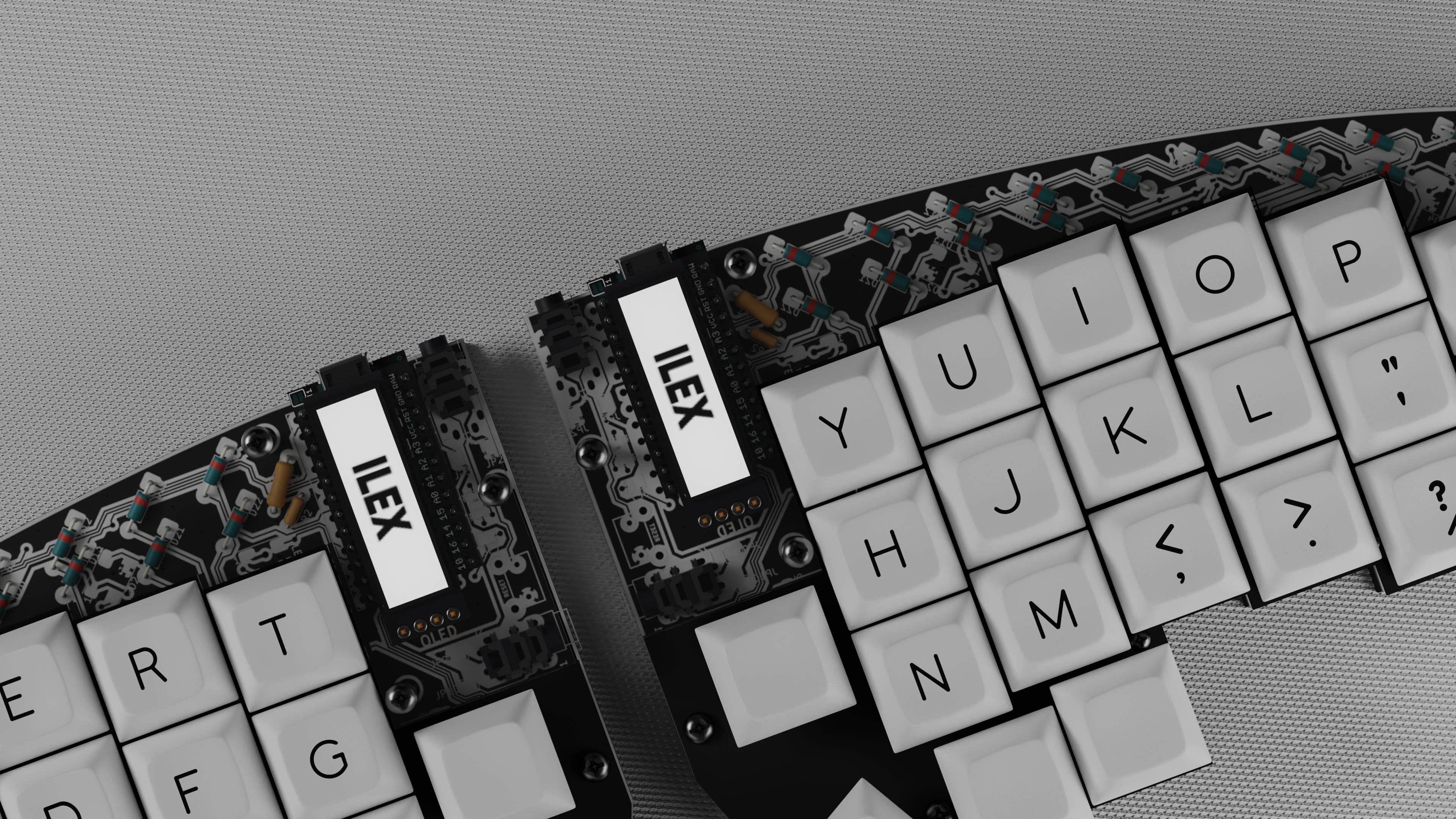 Ilex - Split Ergo with exposed components image 4