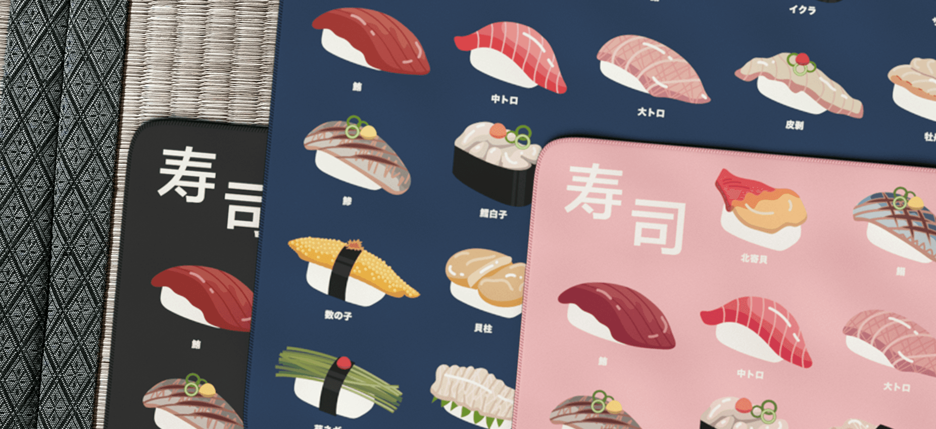 Sushi menu desk mat | GB now live