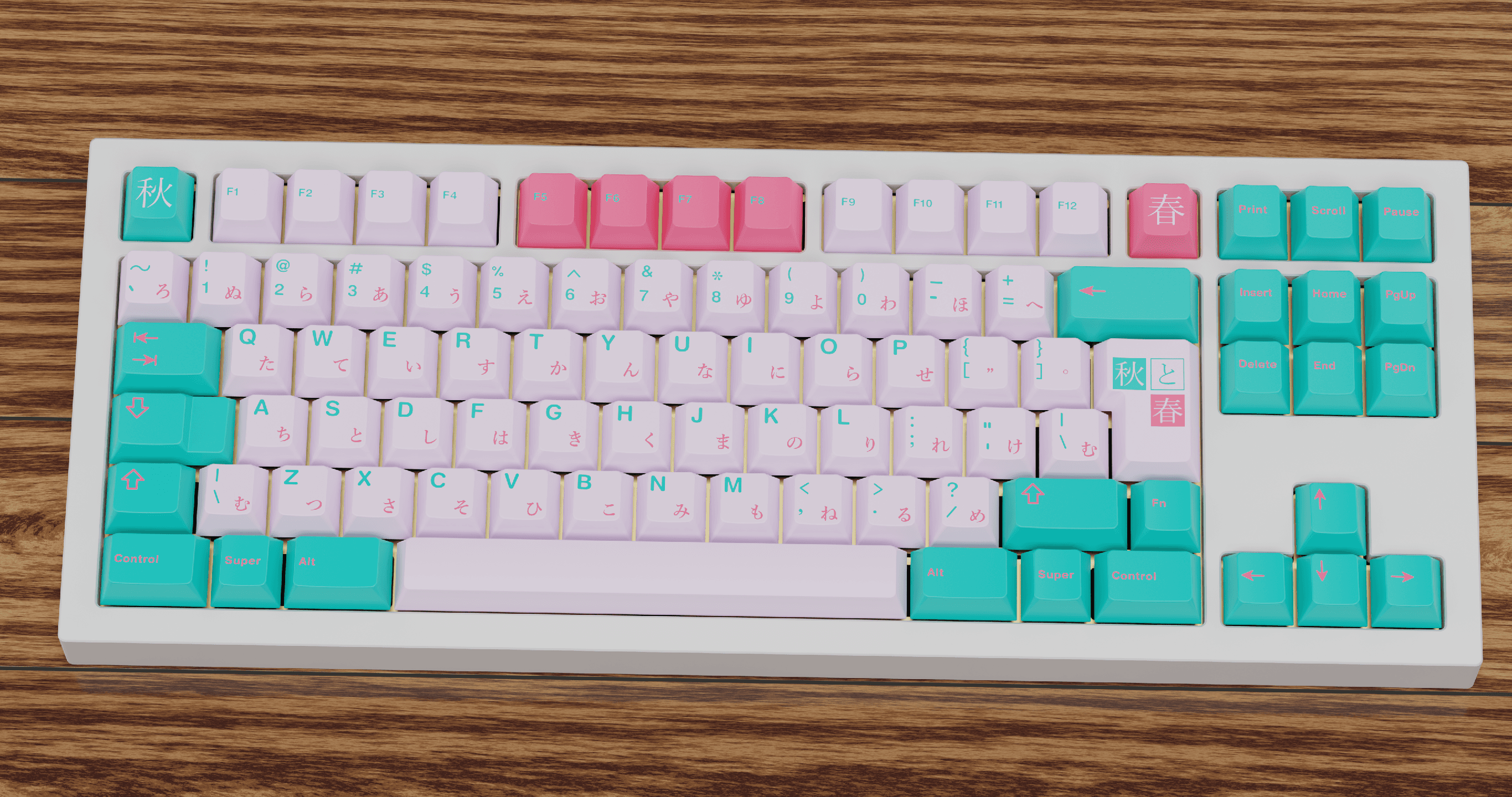 Keyreactive Autumn and Spring | Cherry dye sub pbt set | Edit 1 image 8
