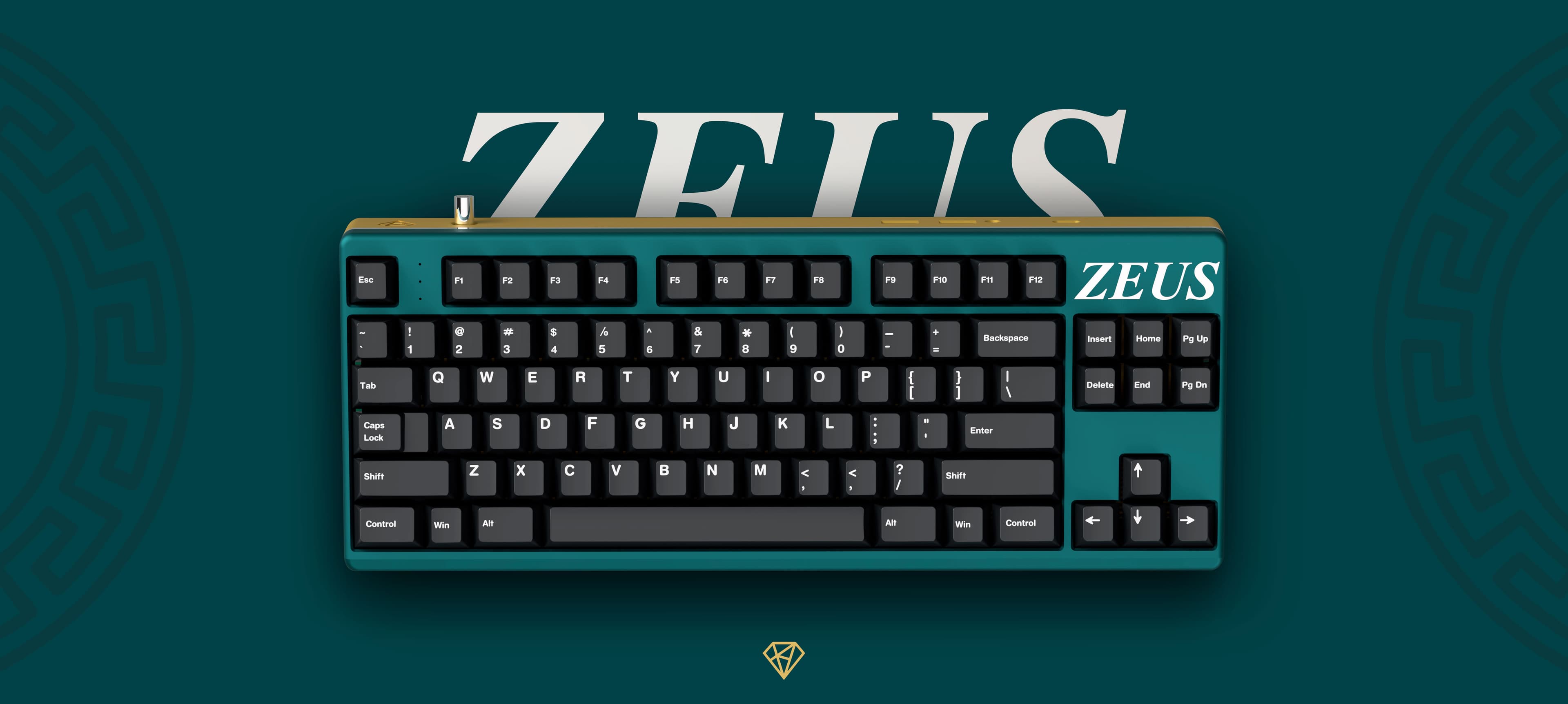 ZEUS Wireless TKL - New Badge and Deskmat Collab! image 25