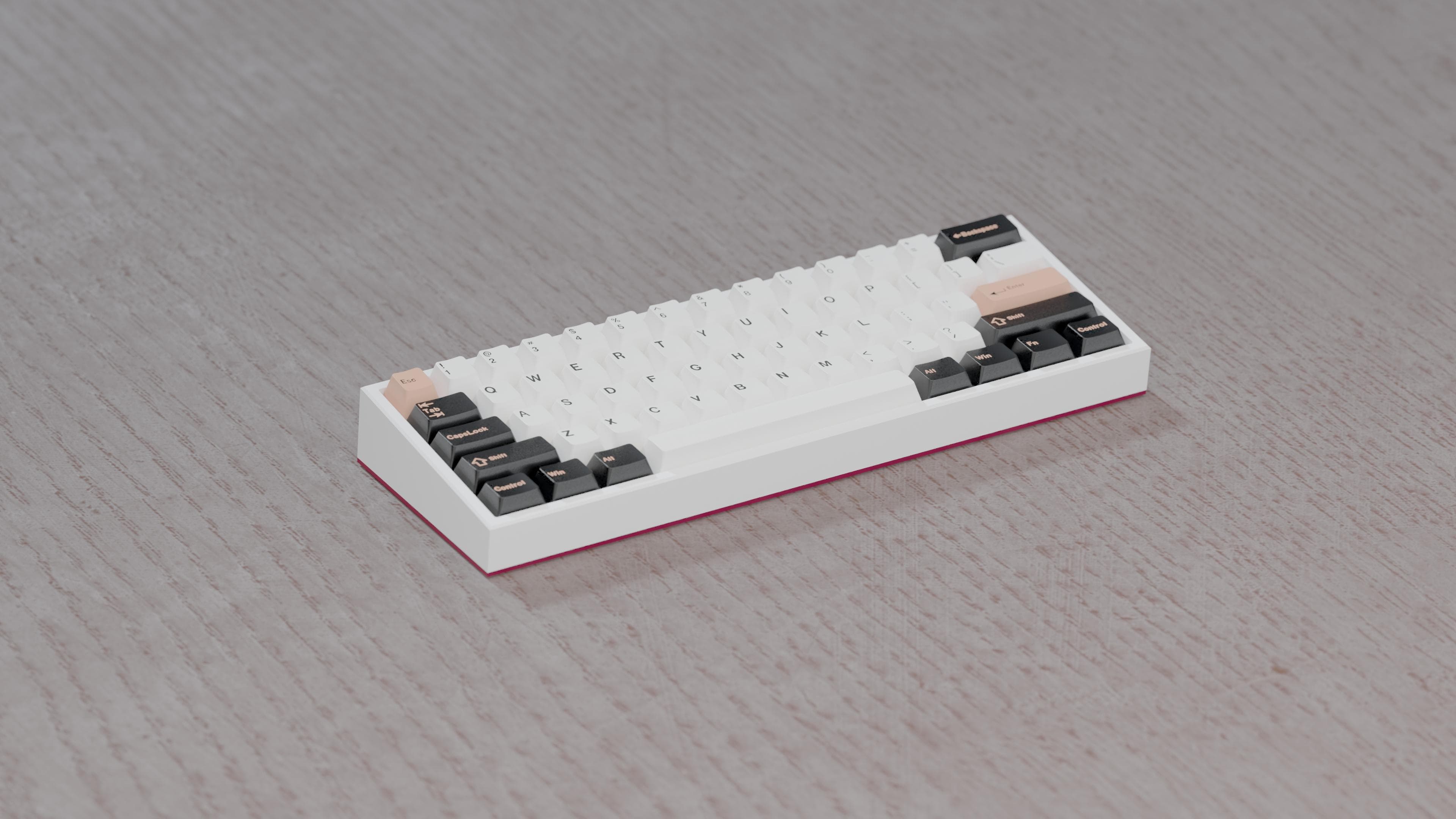 Oxalis60 - A 60% integrated-plate mount keyboard - UPDATED price + colors image 4