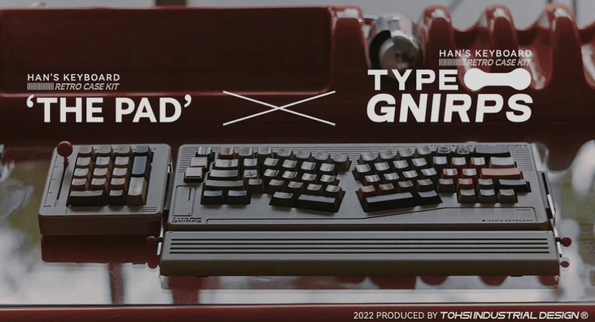 Han's Type-Gnirps & The PAD - Alice-style keyboards compatible with Owlabs