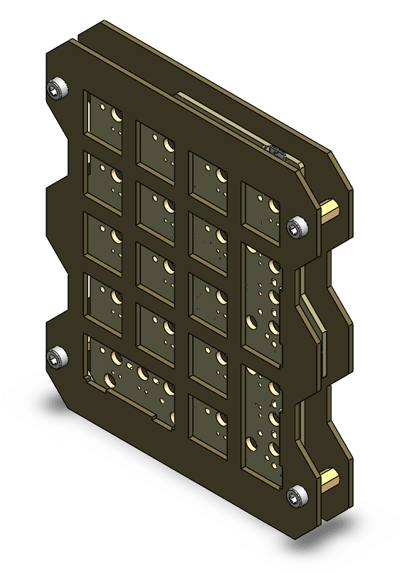 S20 - A 5x4 FR4 Sandwich MacroPad/NumberPad image 6