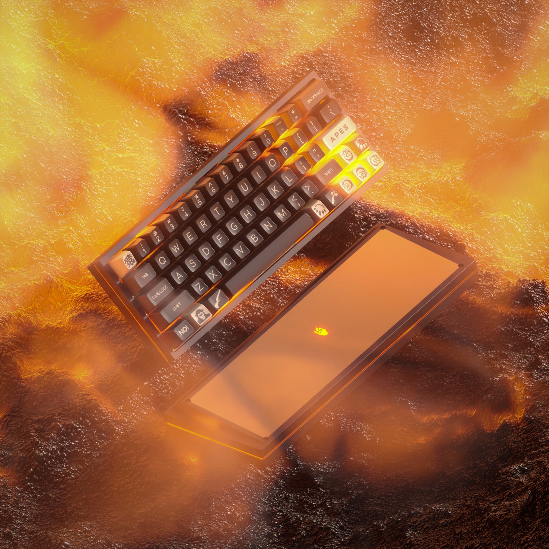 Domikey X GLOVE APES THEME PRODUCTS Keycaps & keyboard & Switchs & Pazzle image 12