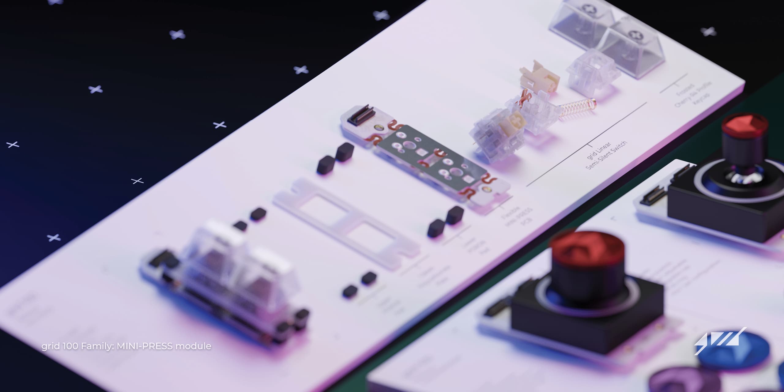 grid 100, 10% modular keypad image 6