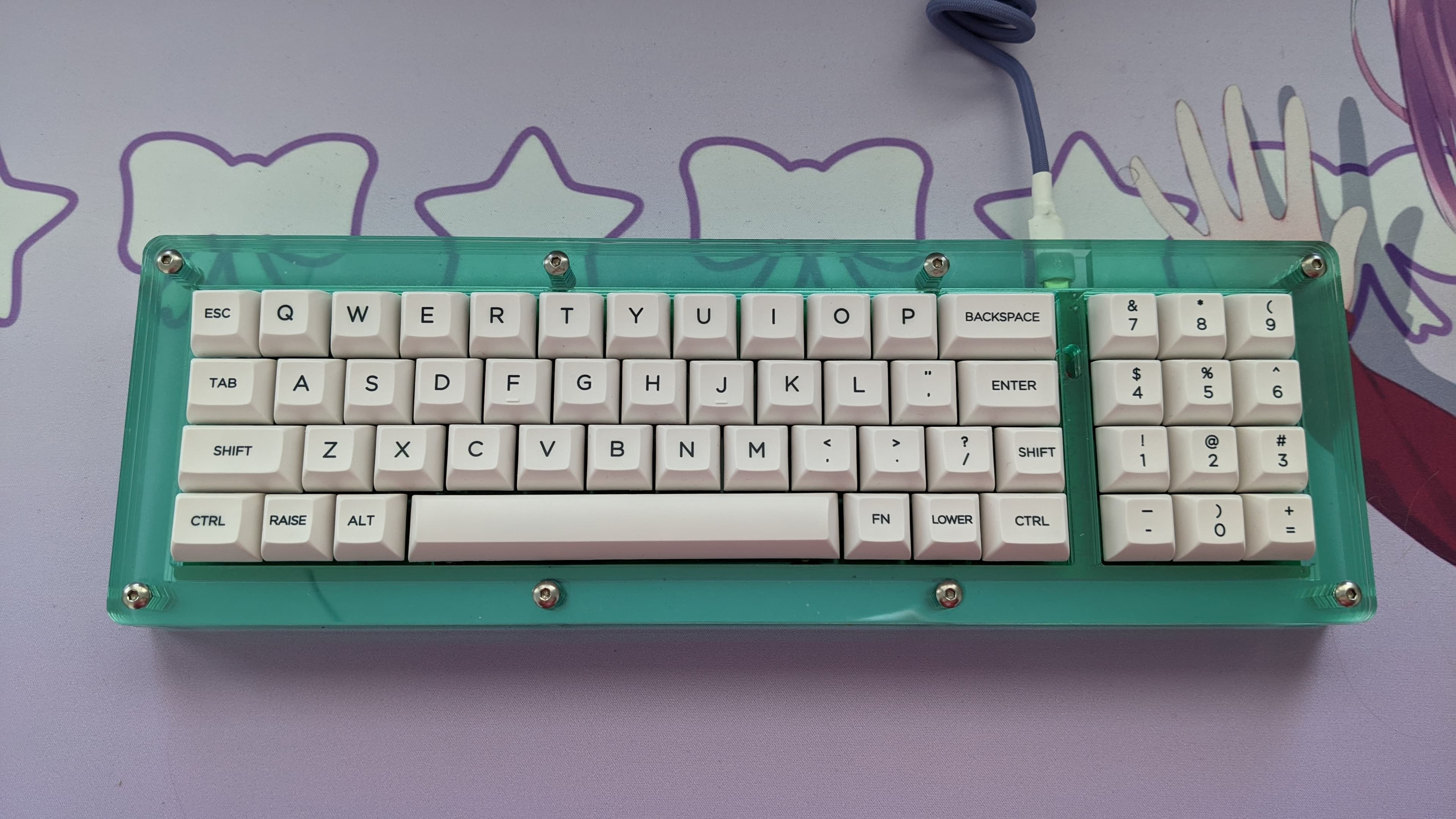 Colavan - Van-Style 40% with a 12-key numpad and RGB