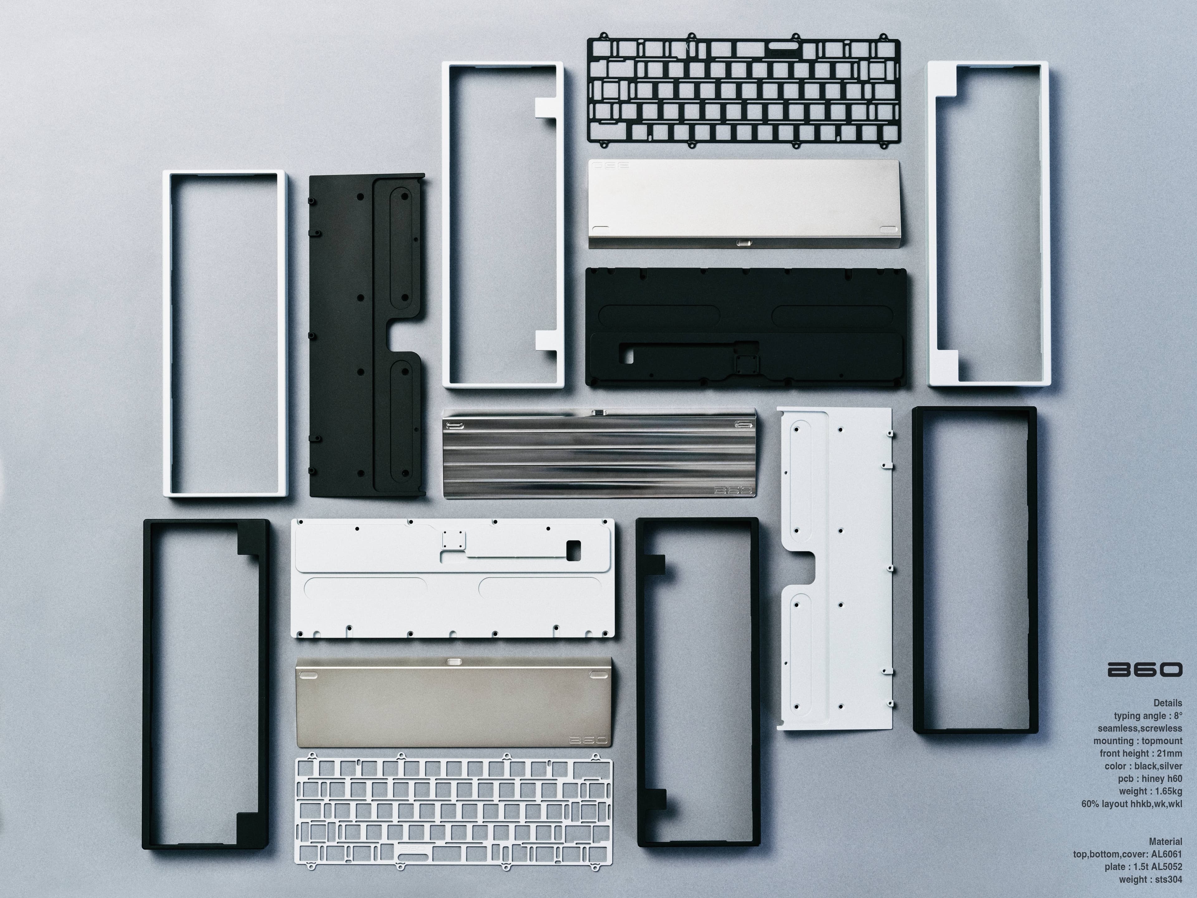 B60 - 60% Keyboard Kit by KMG image 2