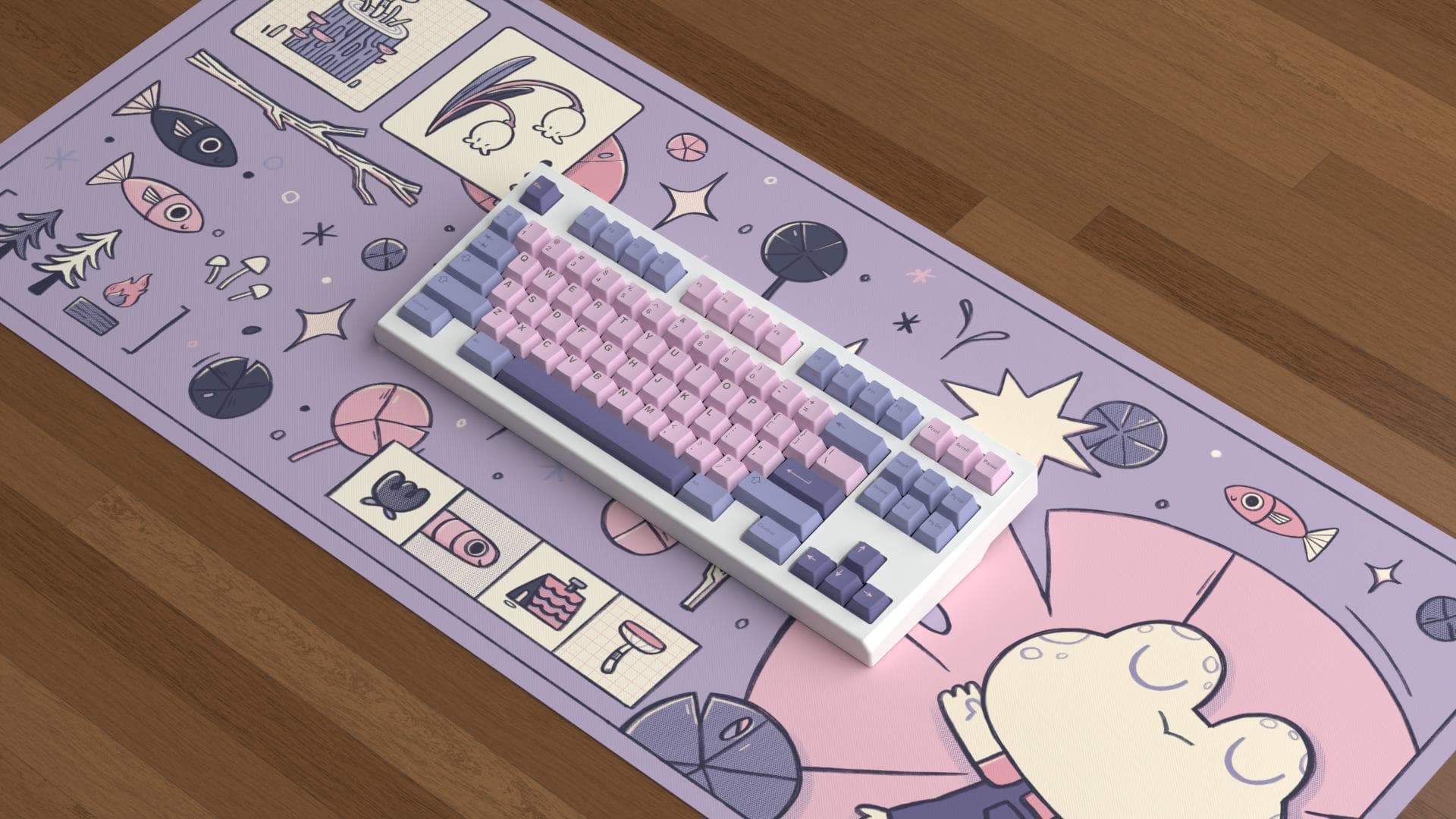 Swamp Frog Desk Mat [Added colorways(now 5!) and vendors list!] image 6