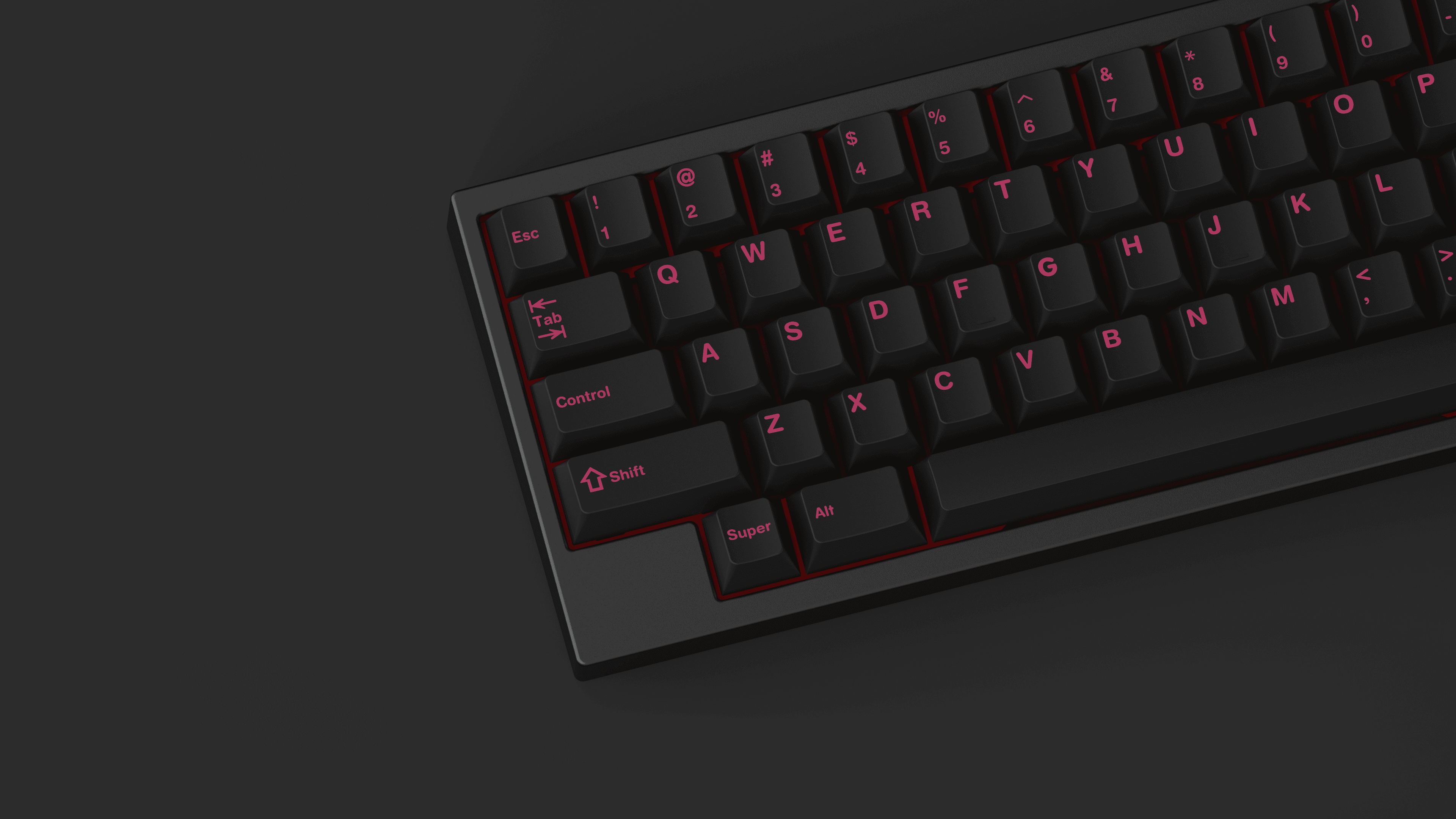 GMK Pink on Black image 5
