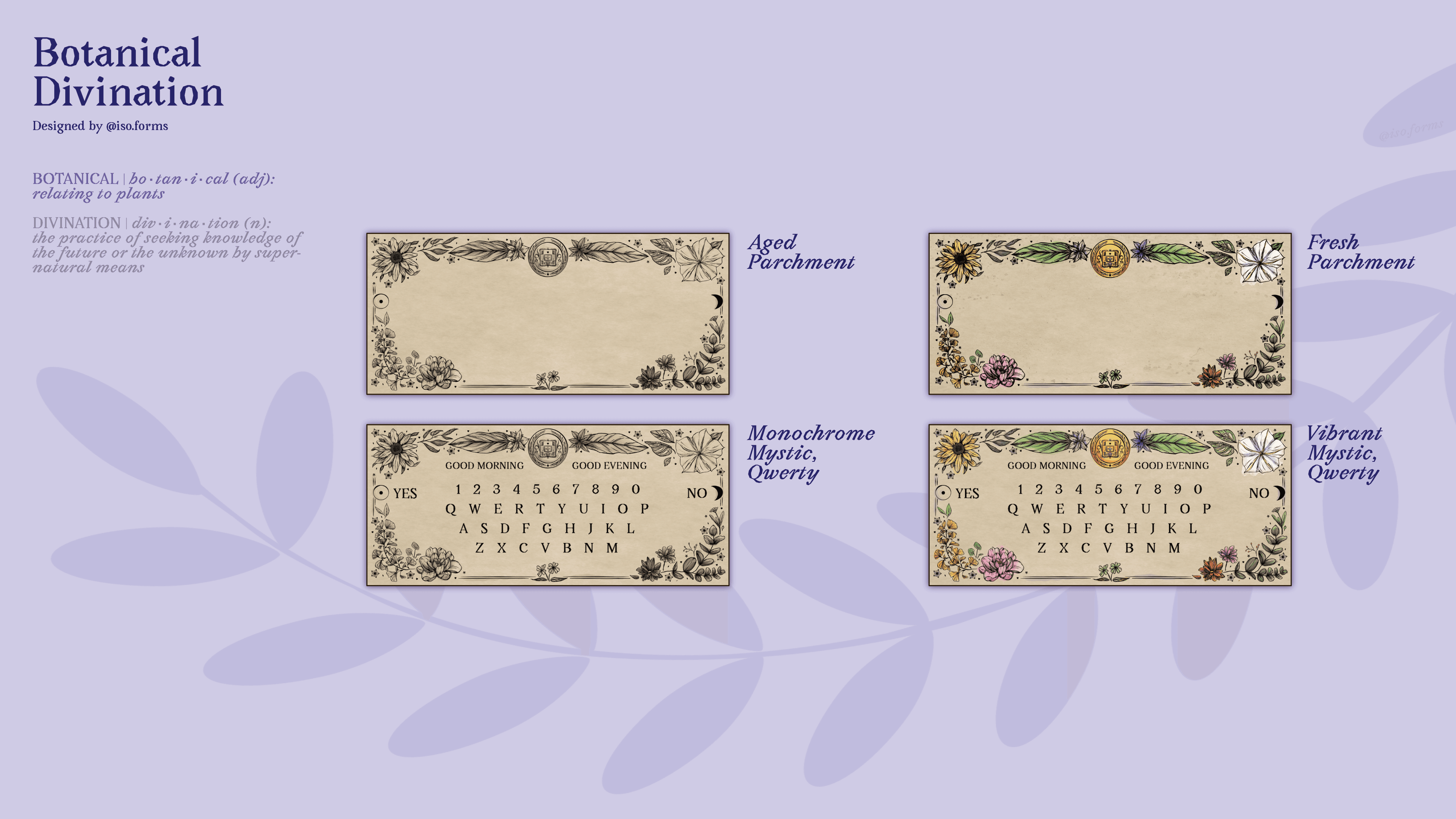 Botanical Divination Deskmat | 05/26 Update!