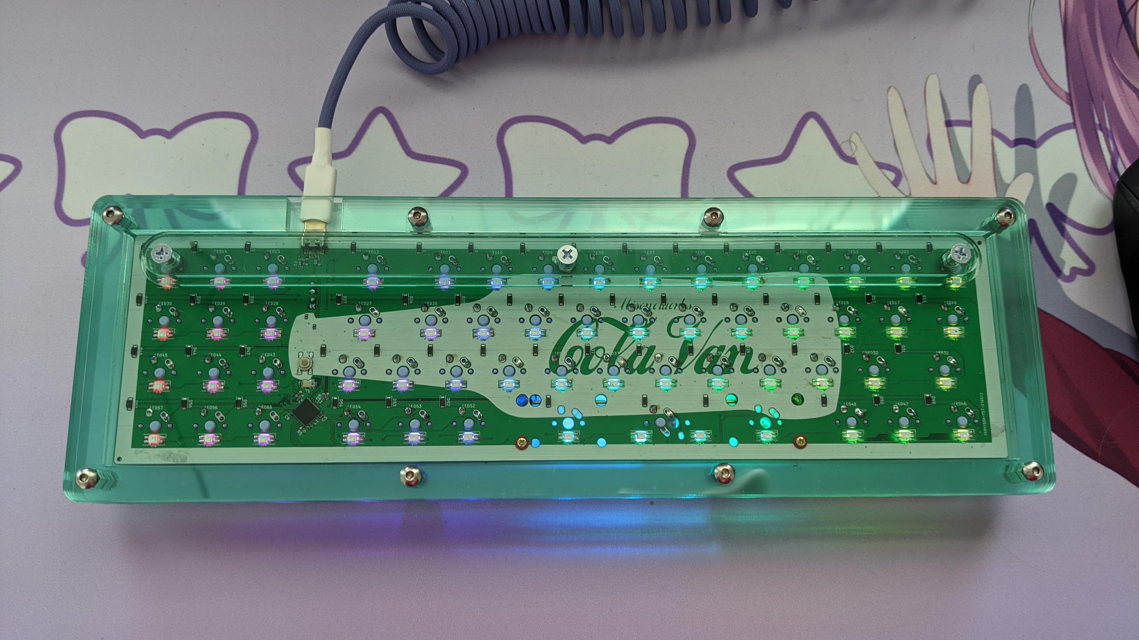 Colavan - Van-Style 40% with a 12-key numpad and RGB image 7