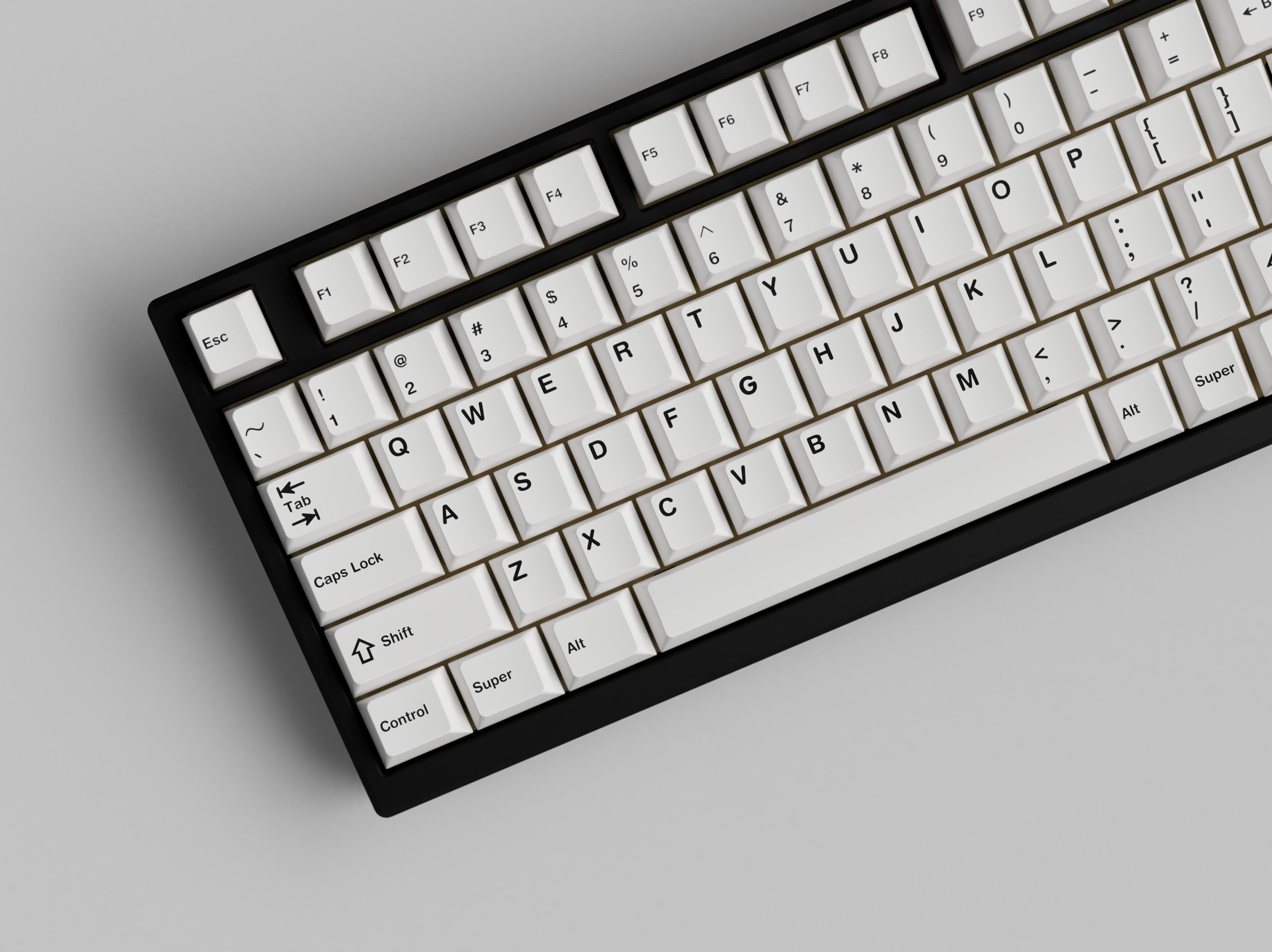 GMK Classic Black on White (New Kitting) image 10