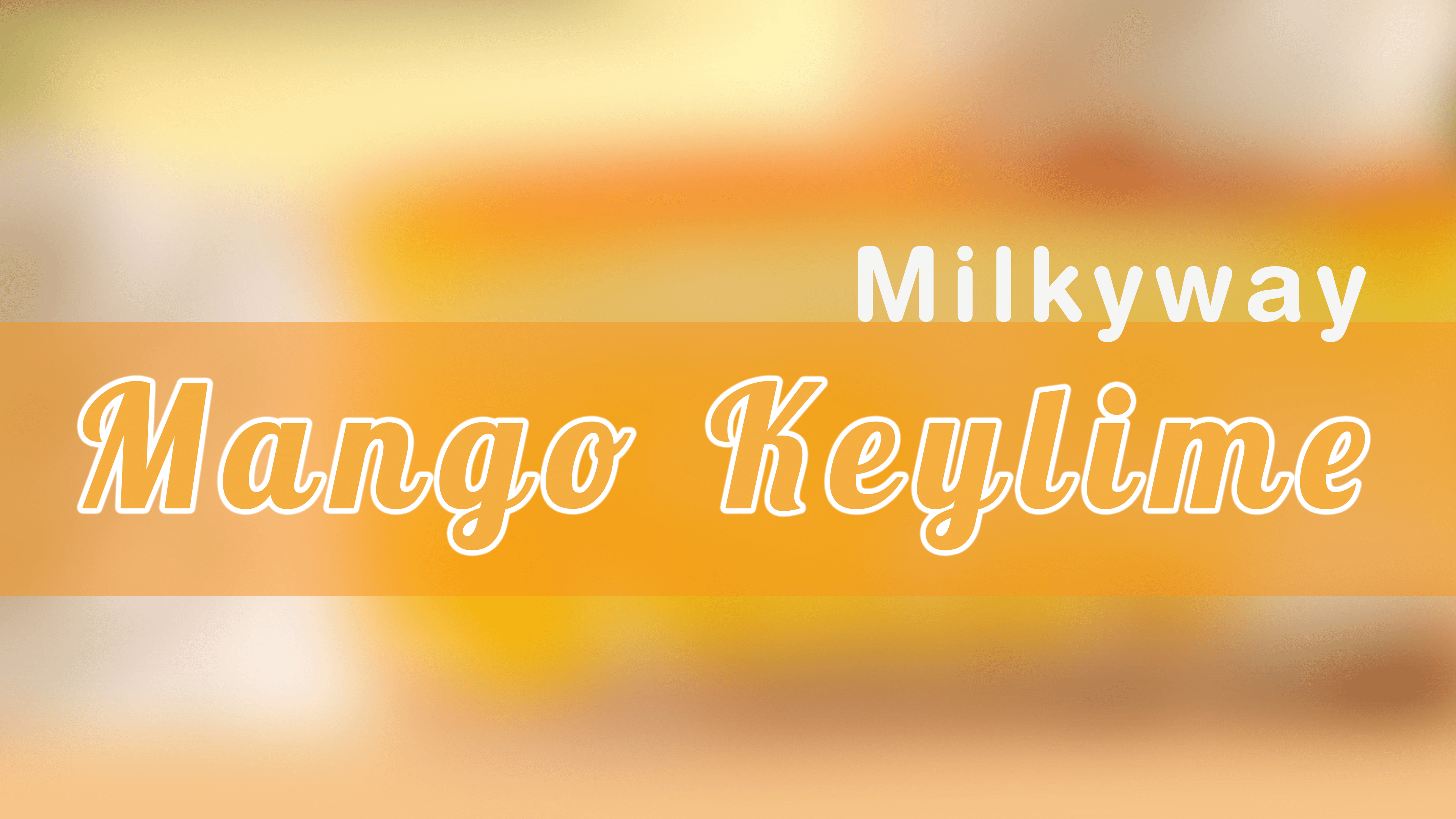 Milkyway Mango Keylime | GB July 1st - Aug 5th, 2022 | Now Live!