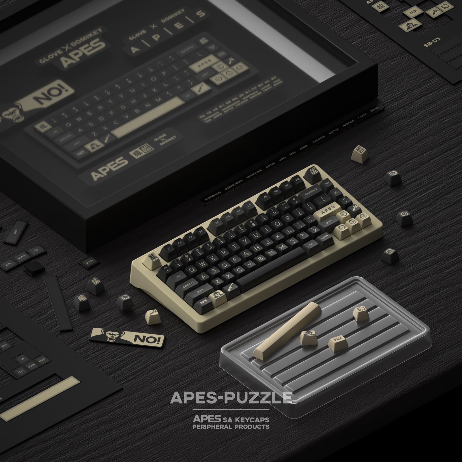 Domikey X GLOVE APES THEME PRODUCTS Keycaps & keyboard & Switchs & Pazzle image 45