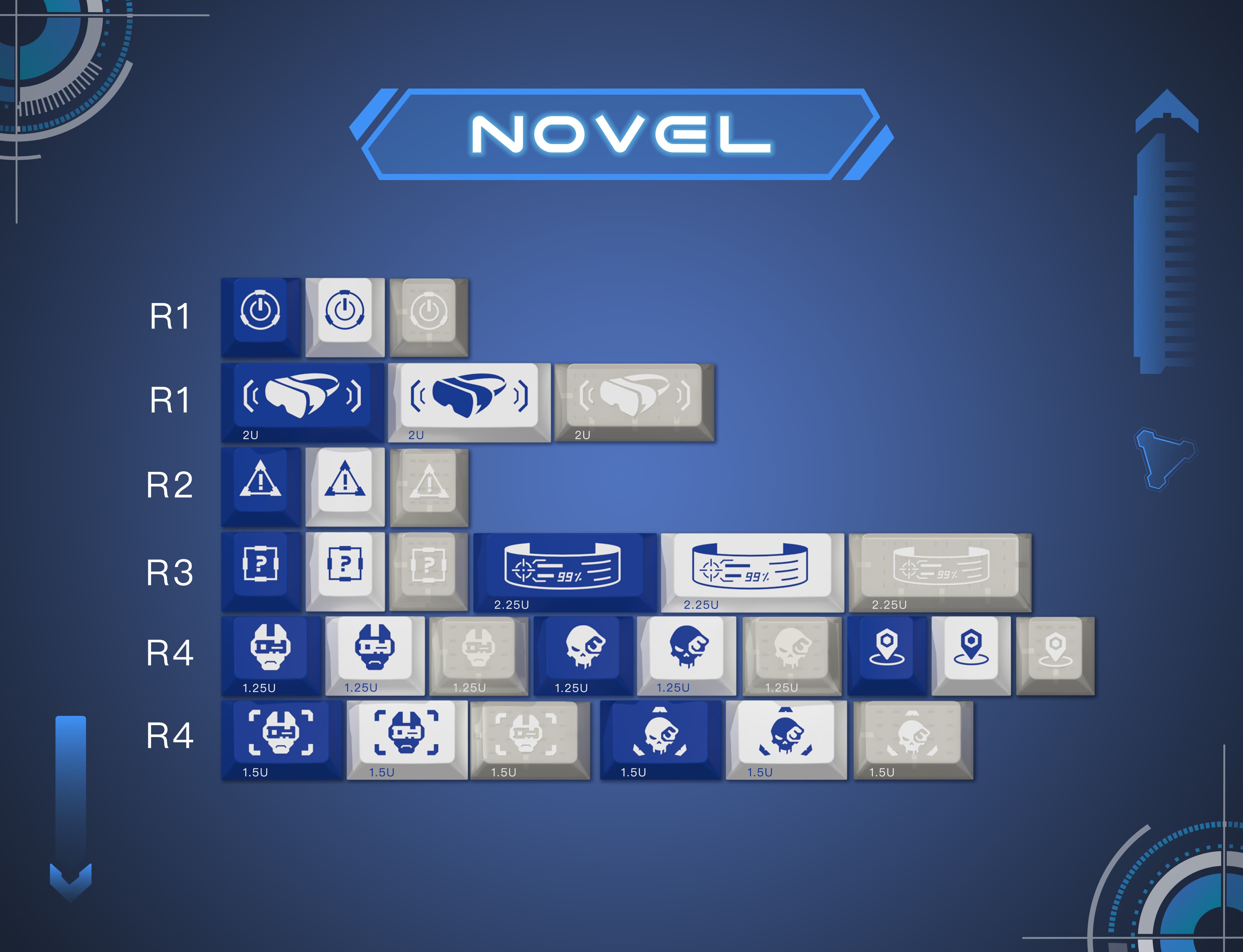 【IC】Zero-G Studio X DMK ABS Keycap Set "THIRD SPACE" image 5