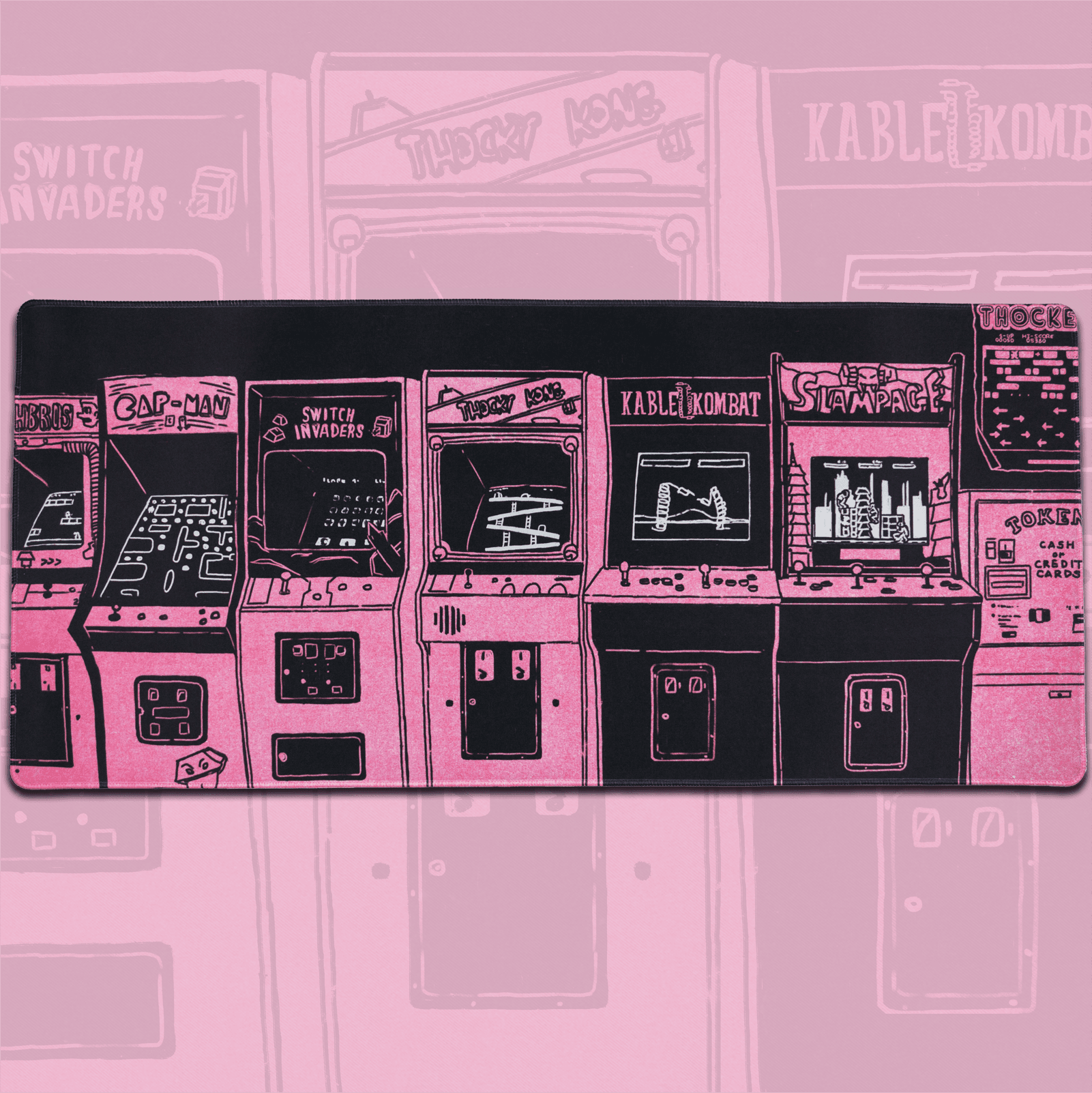 Mechade | Arcade Themed Desk Mat | GB Live image 2