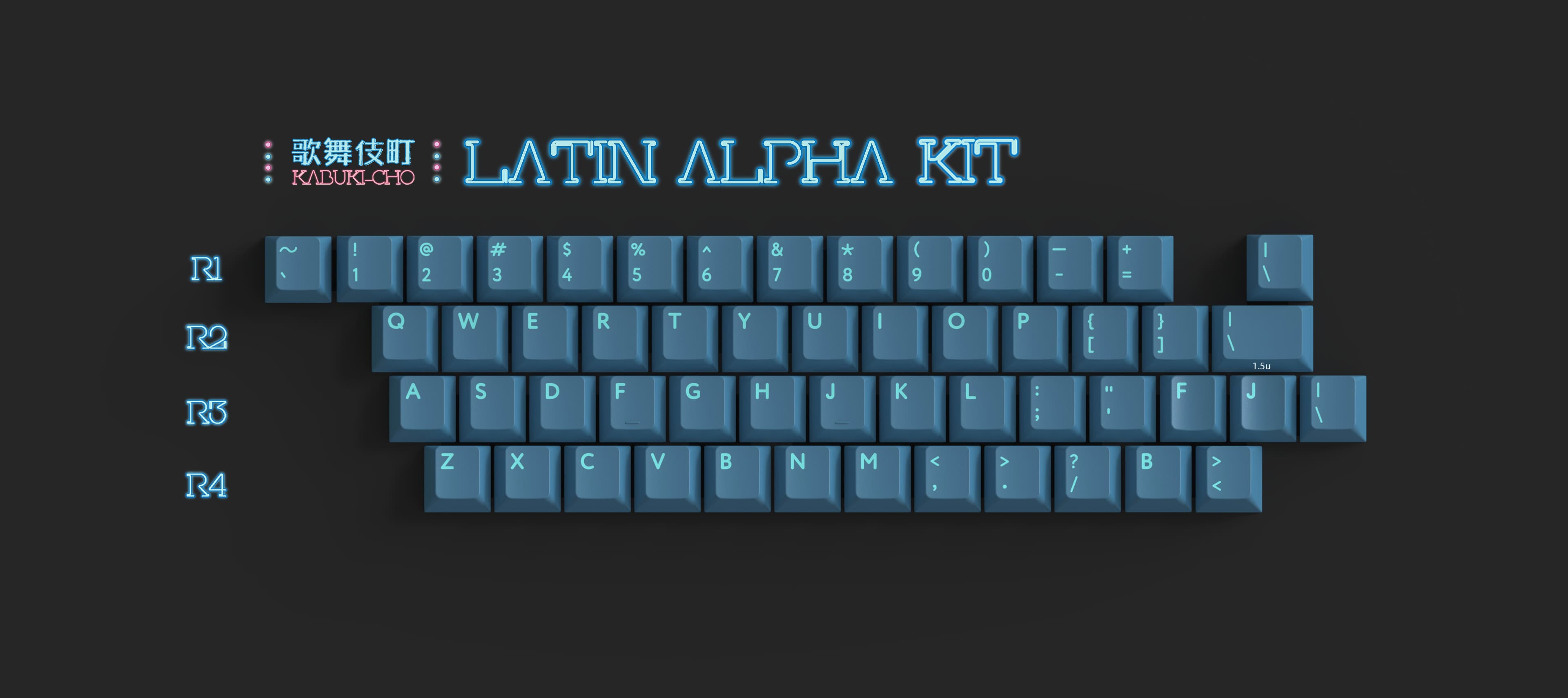 PBTFANS™KABUKI-CHO 歌舞伎町 keycaps image 8