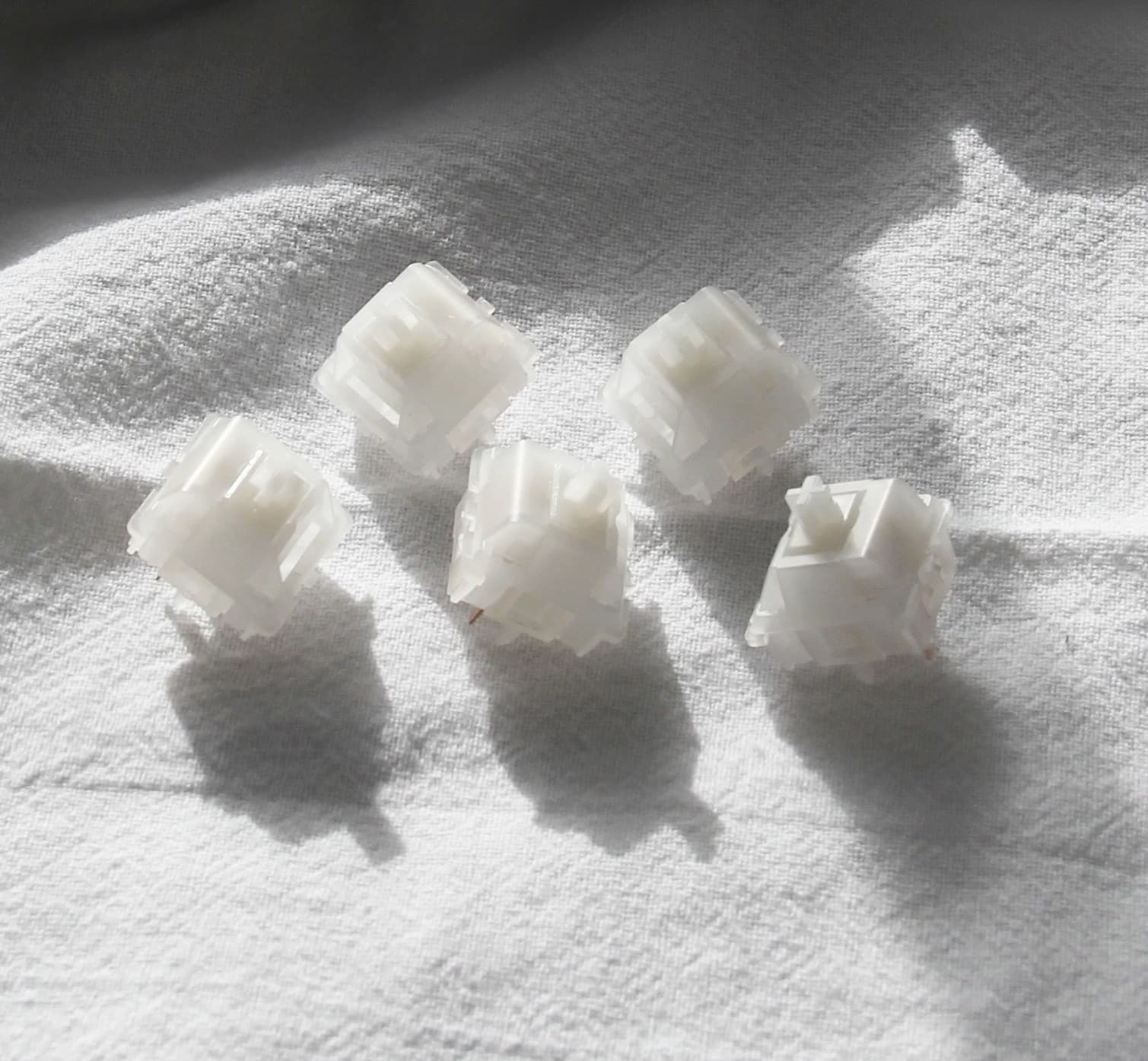 DesignerStudio White Jade & Graphite Gold Switches image 3