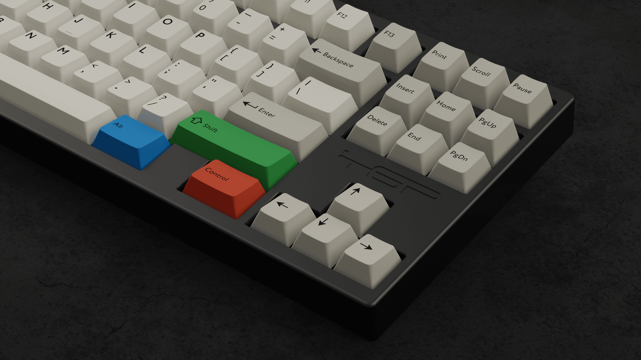 PBTfans Retro | Beige Doubleshot PBT | CMYK & RGBYK Add-on |Added More Kits image 16