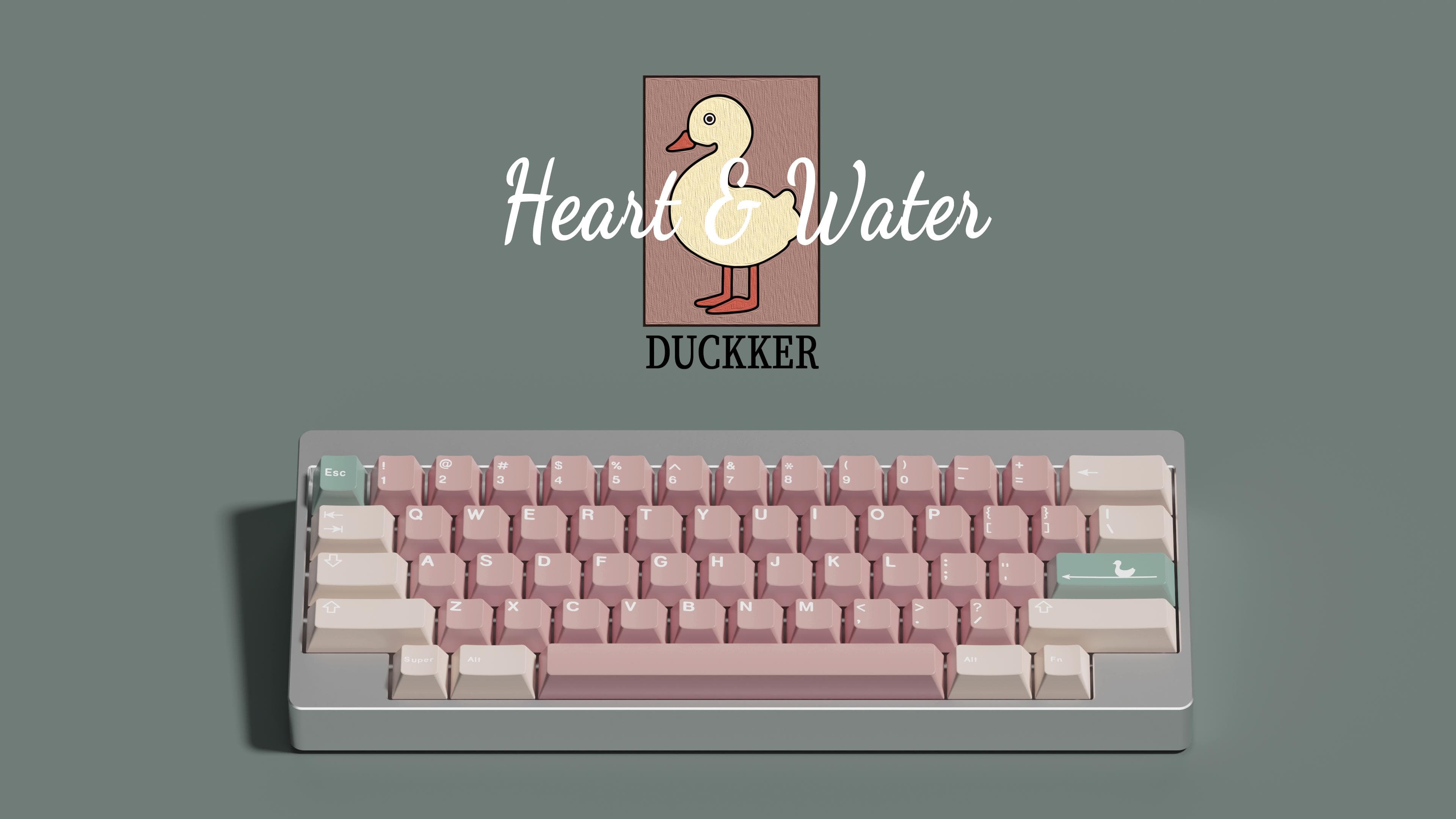 Heart & Water PBT keycaps kit (Group Buy starts now! 4.24-5.8)