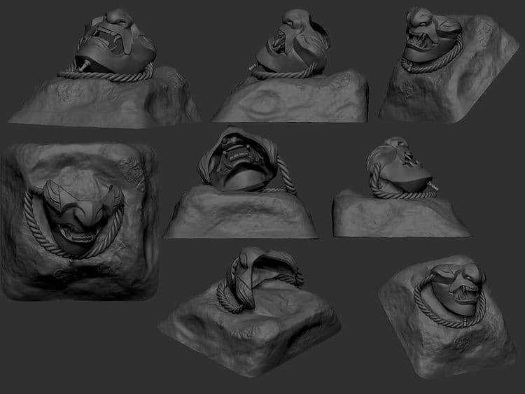 GMK Shiryō - Luxe Cables added and Ato Works artisan renders image 20