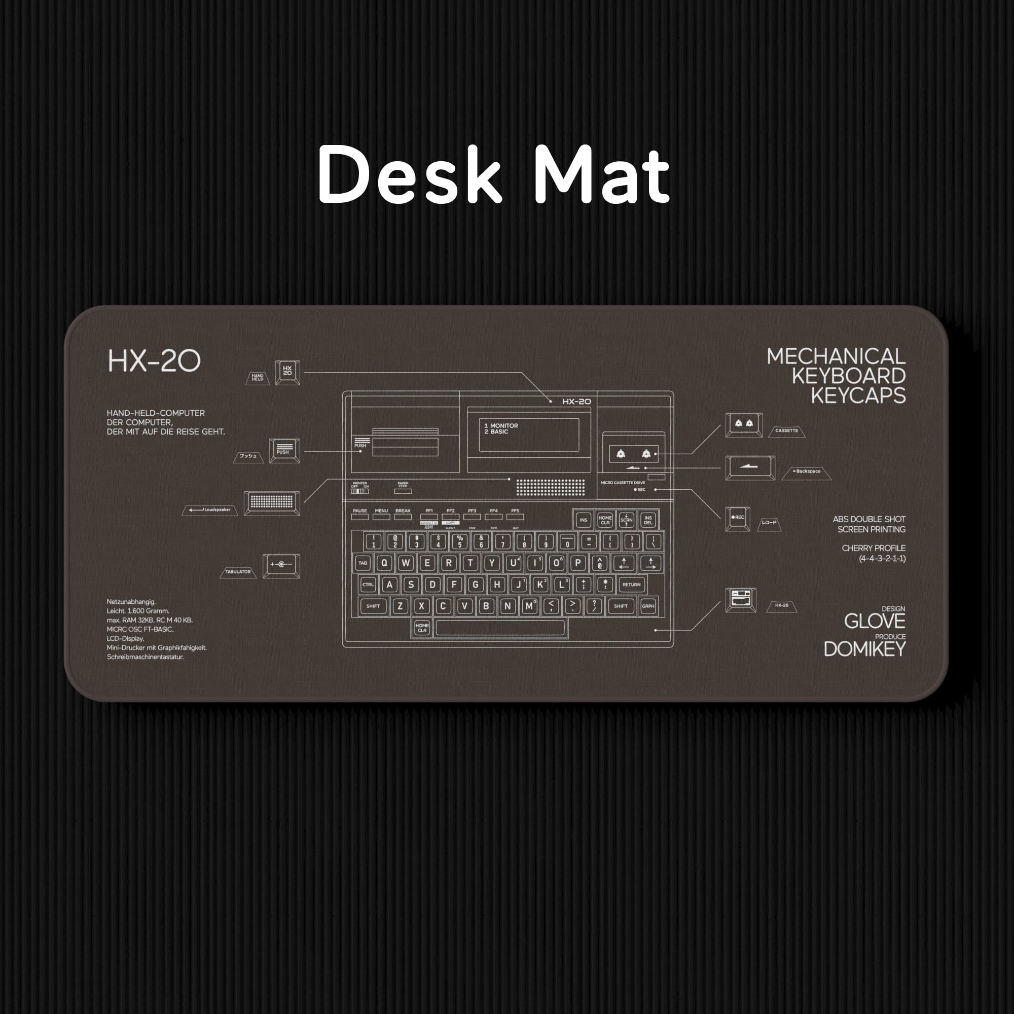 Domikey HX-20 | Vintage keycaps from the 80‘s image 35