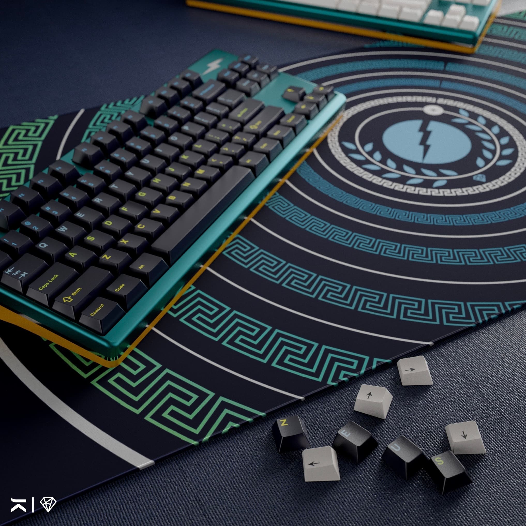 ZEUS Wireless TKL - New Badge and Deskmat Collab! image 24