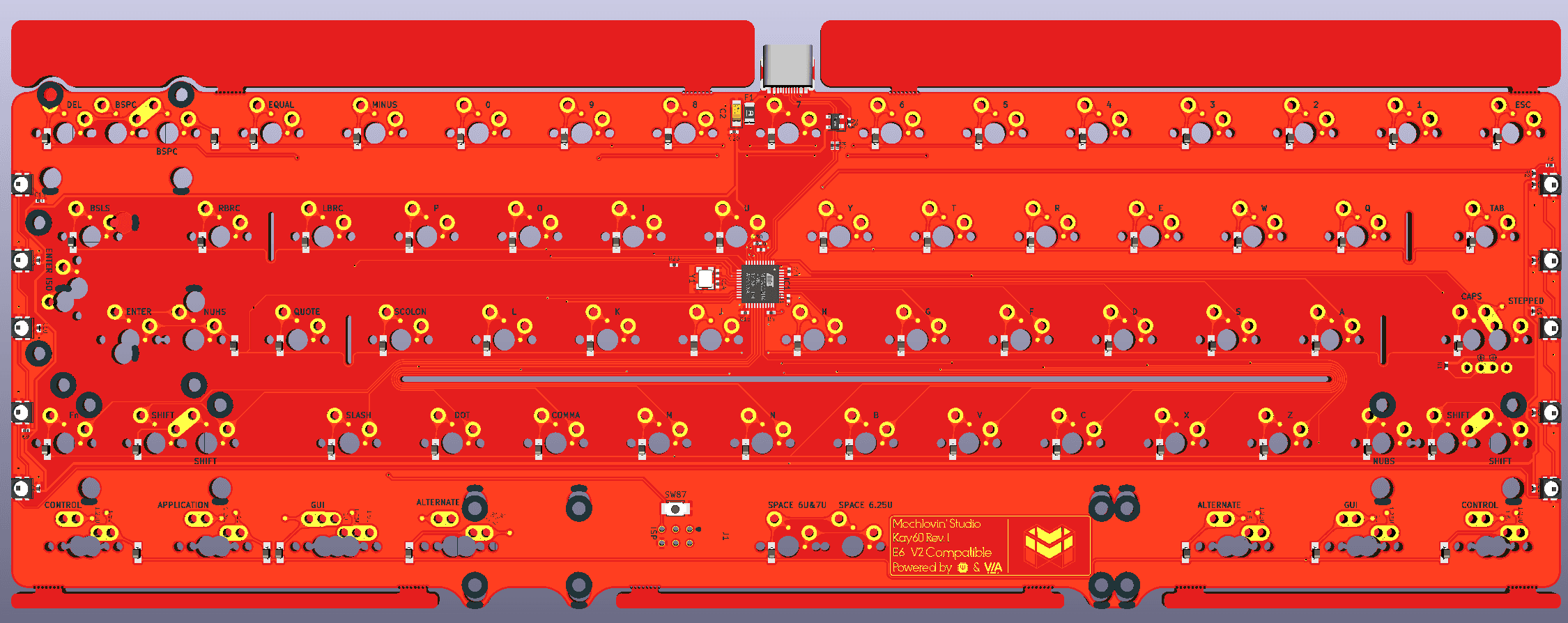 Mechlovin' Exclusive E6-V2 & UTD 356 Mini Compatible PCB