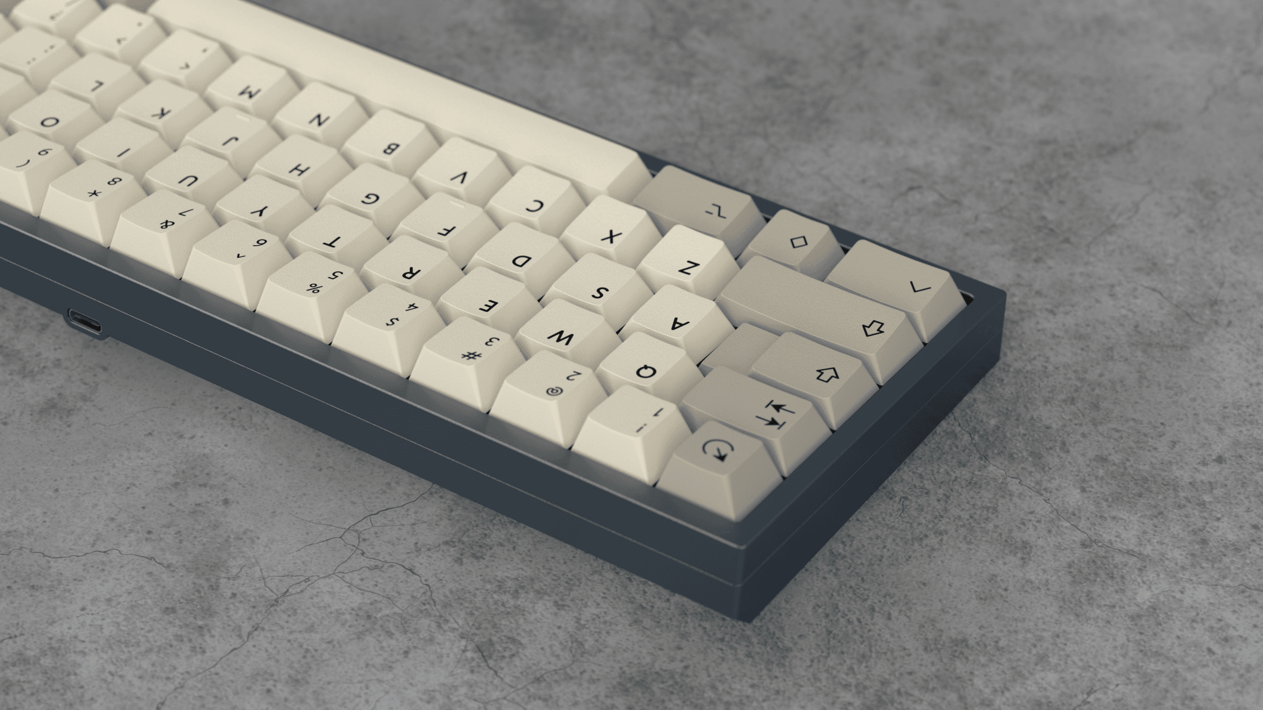 PBTfans Retro | Beige Doubleshot PBT | CMYK & RGBYK Add-on |Added More Kits image 15