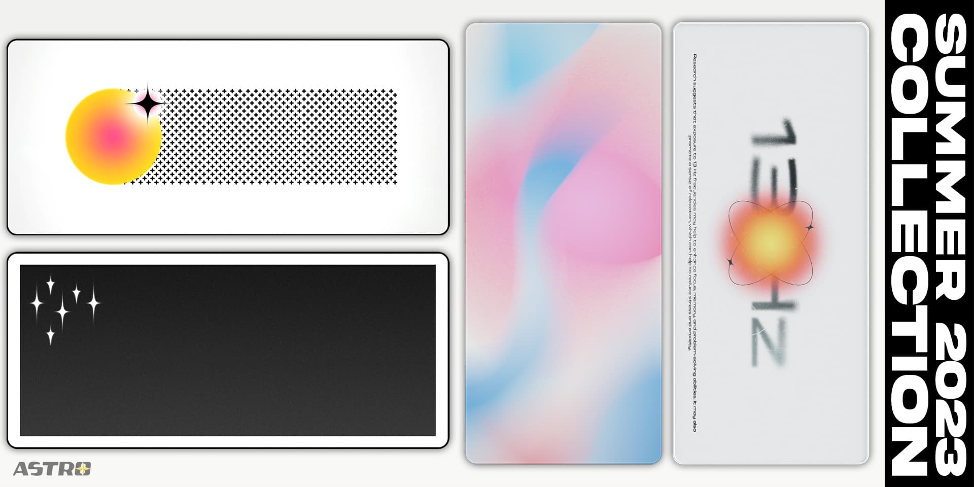 Summer Abstract Desk Mat Collection