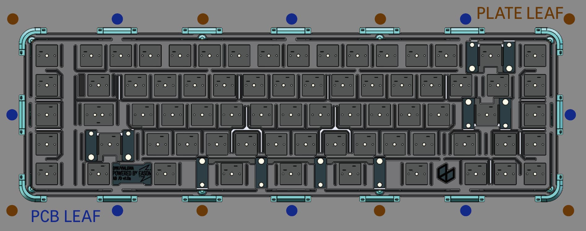 AeroBoard70 & Wrist Rest with new colors of Powder coat image 100