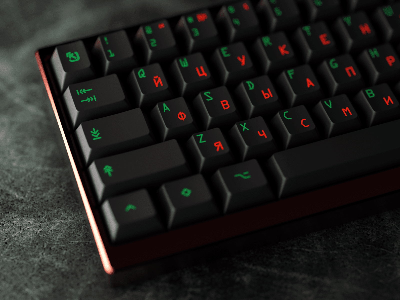 PBT Neuromantic (Glow in the Dark Cherry Keycaps) - Updated image 14