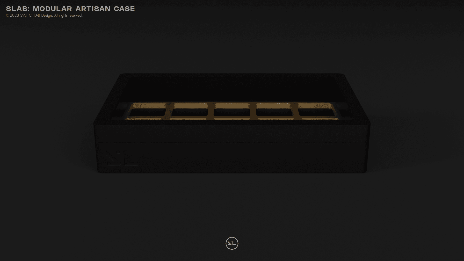 SLAB: Modular Artisan Keycap Case