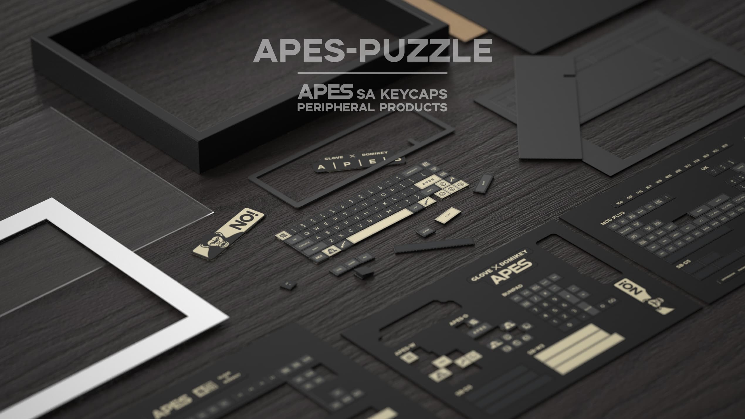 Domikey X GLOVE APES THEME PRODUCTS Keycaps & keyboard & Switchs & Pazzle image 38