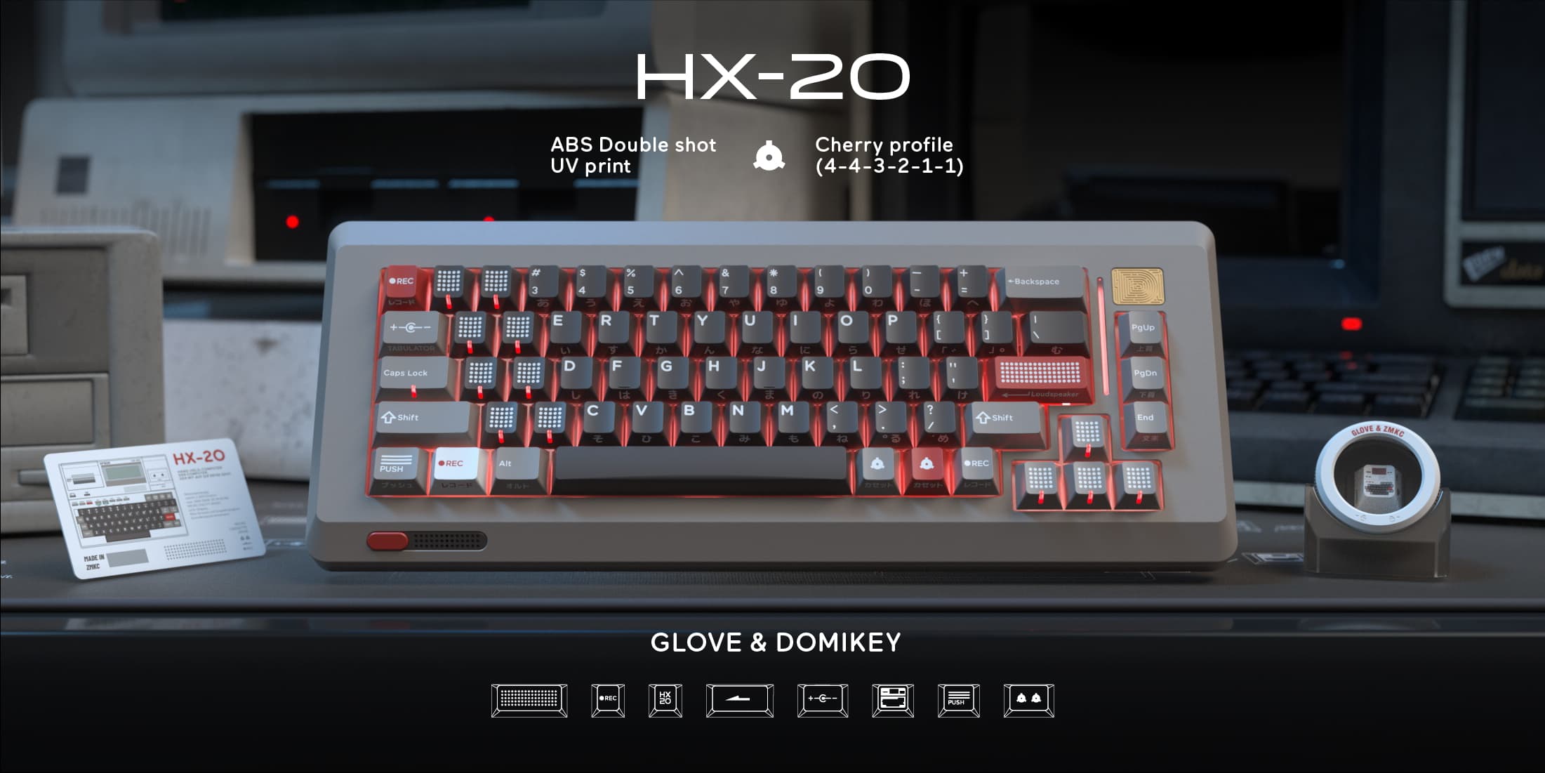Domikey HX-20 | Vintage keycaps from the 80‘s image 36