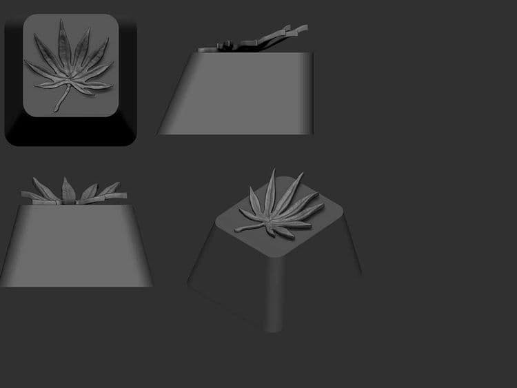 GMK Shiryō - Luxe Cables added and Ato Works artisan renders image 21