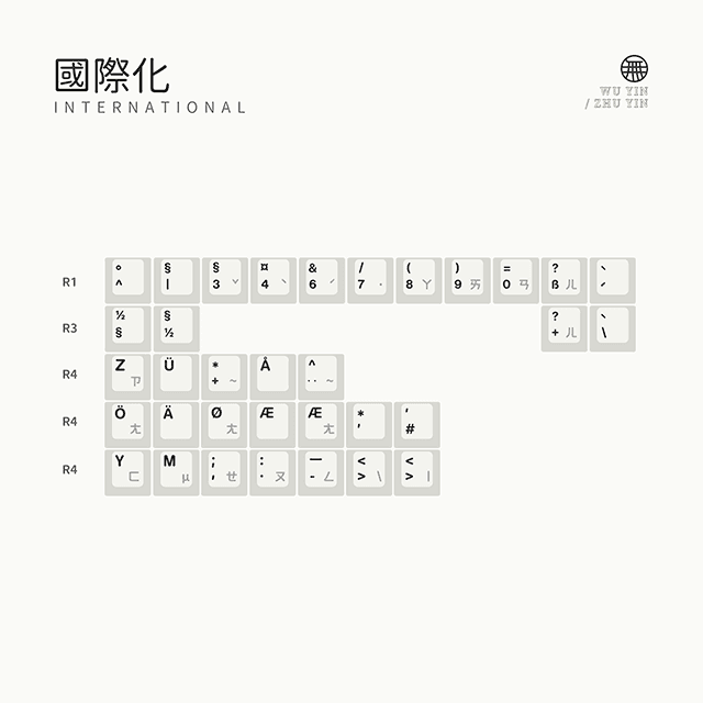 ePBT "無印·WUYINZHUYIN" Keycaps | In stock image 24