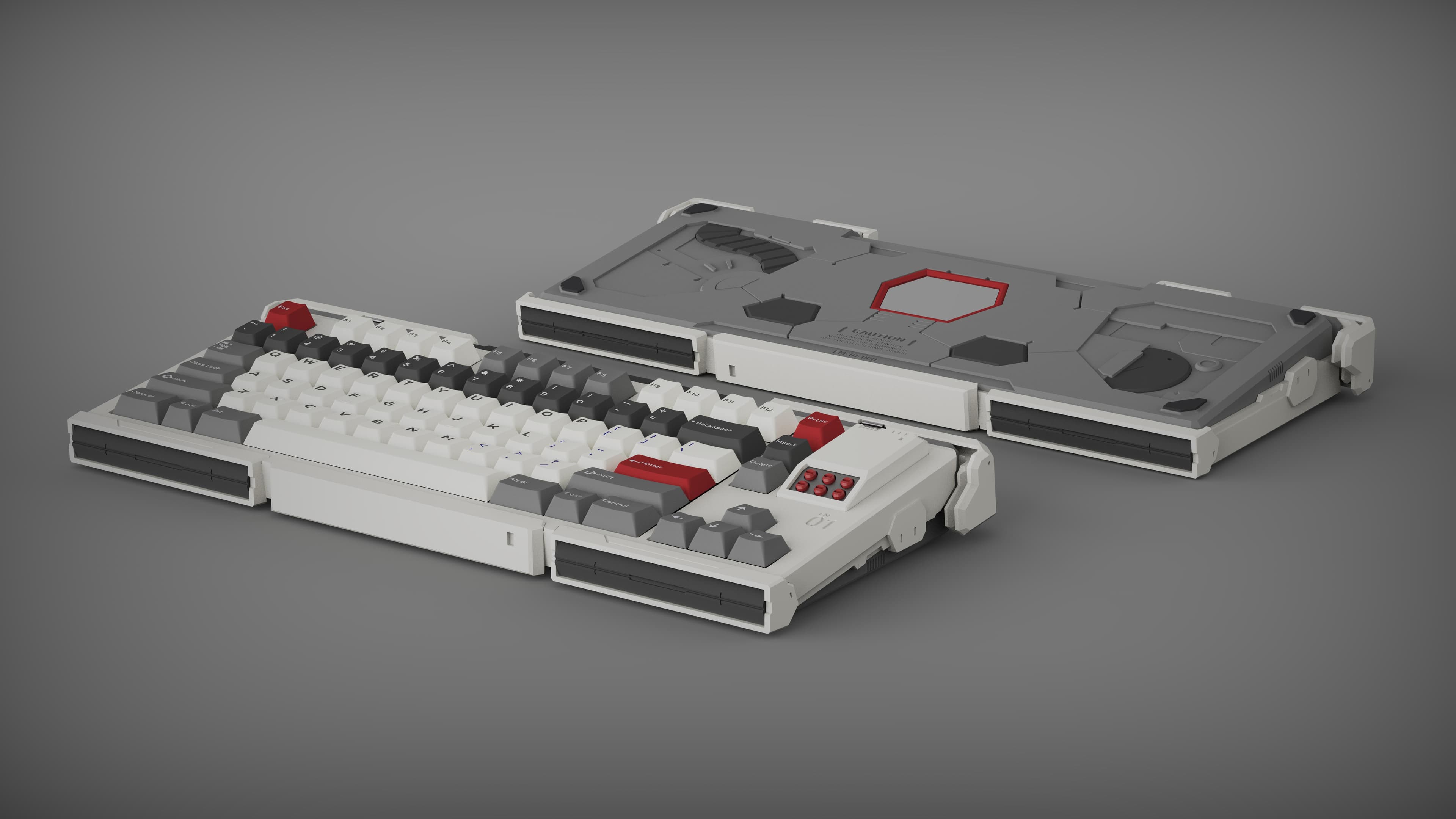 【IC】EM-01 80% Mecha-Themed Keyboard (by Zero G) image 8