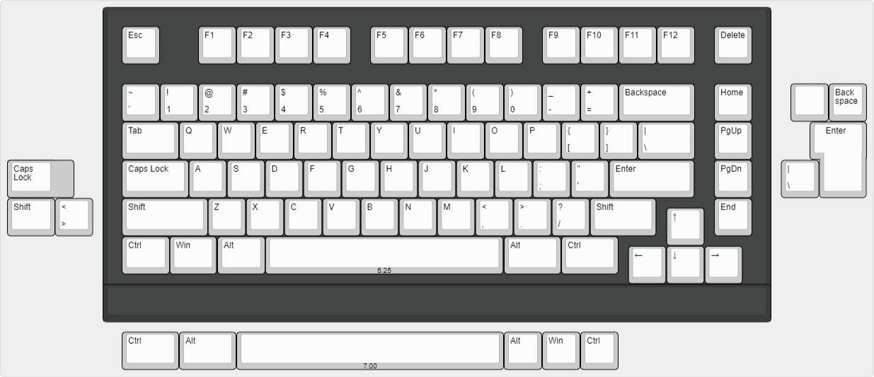 GHS.RAR - screwless seamless 75% keyboard image 12