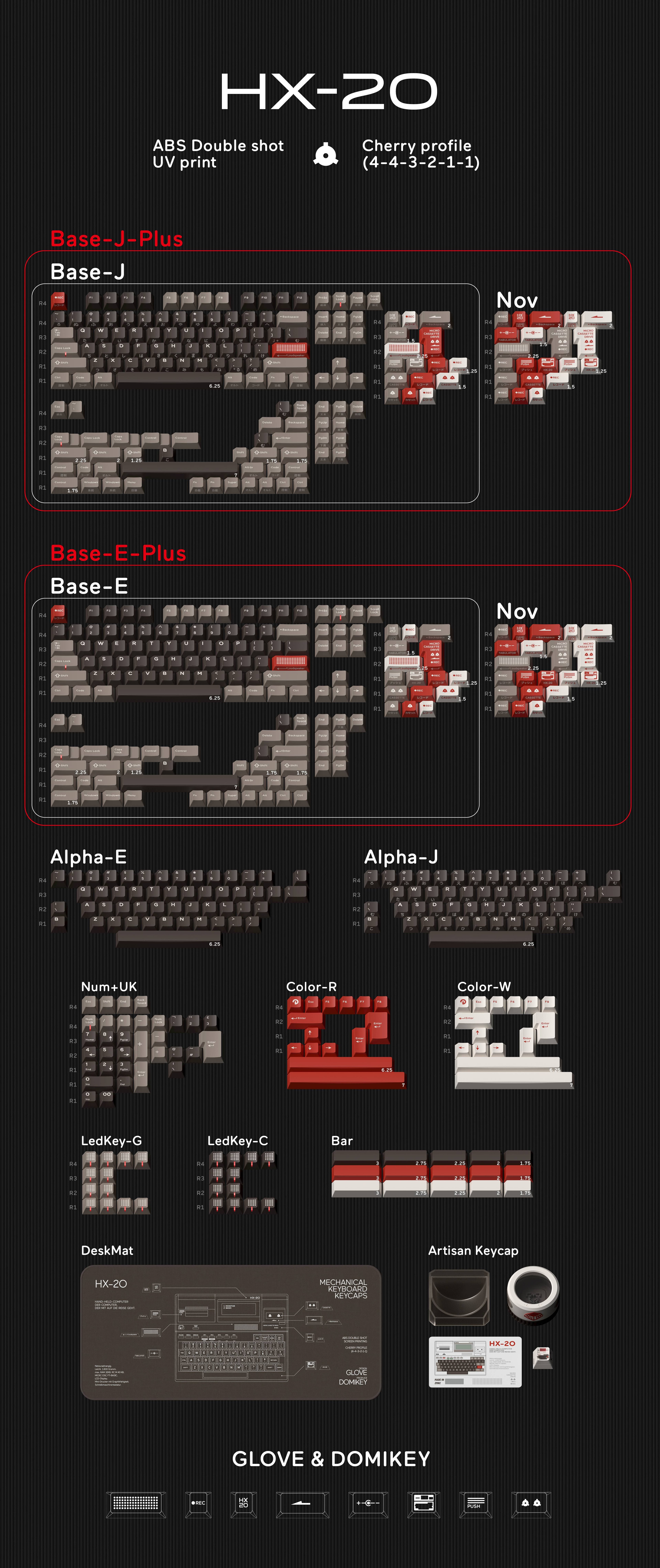 Domikey HX-20 | Vintage keycaps from the 80‘s image 17