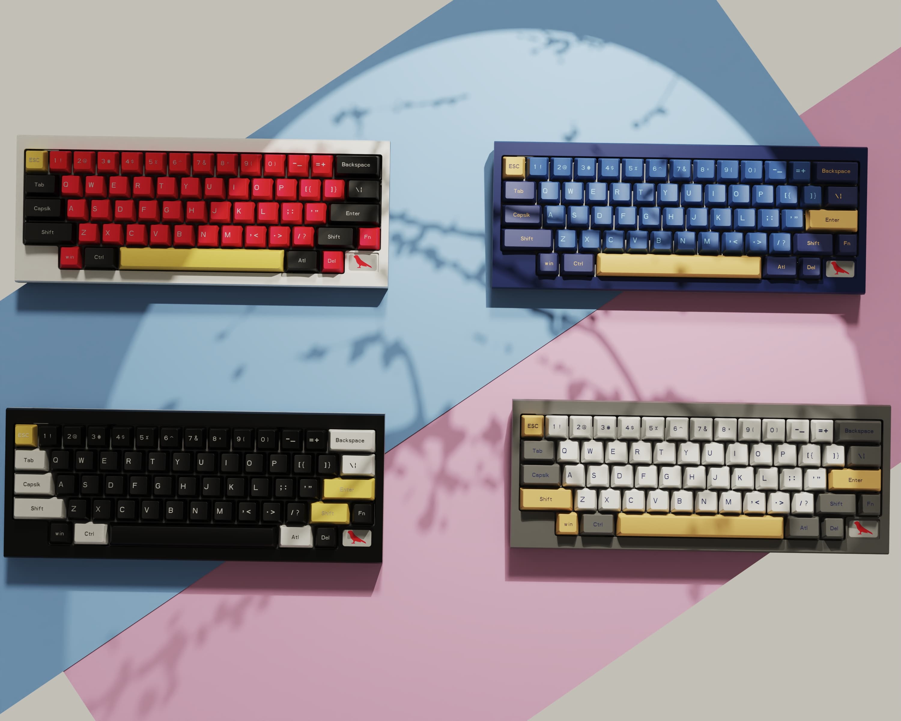 Sparrow 60% Bluetooth 5.0 Gasket Mount Keyboard Kit