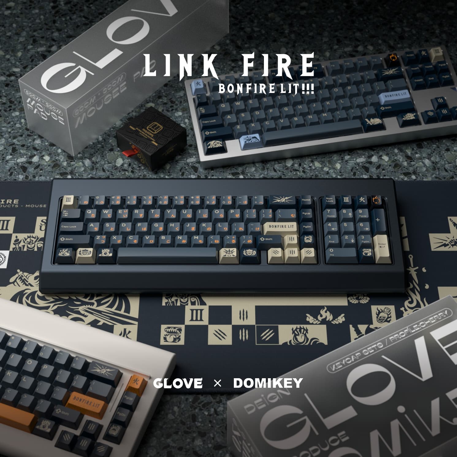 DOMIKEY X GLOVE LINK FIER KEYCAPS image 21