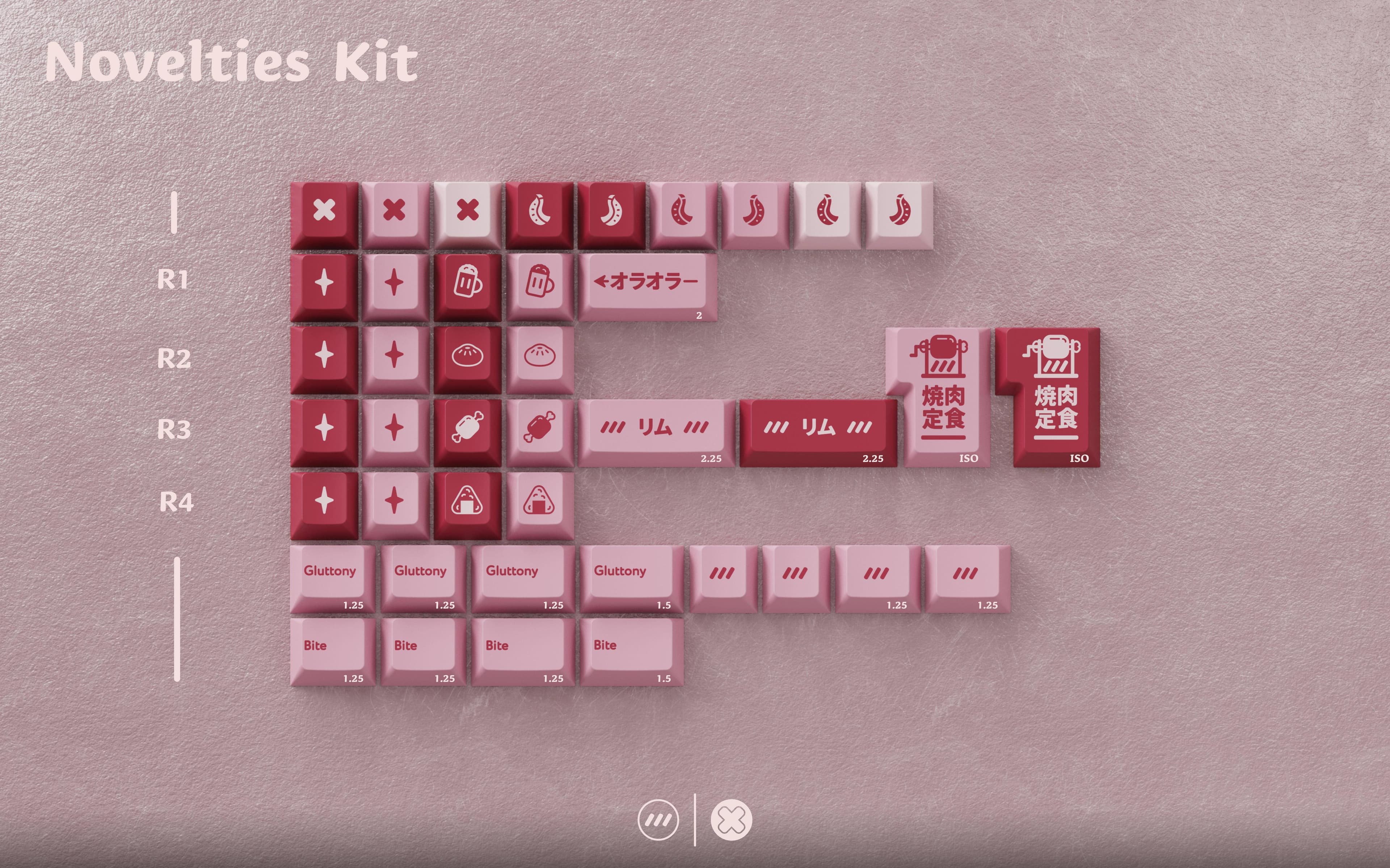 PBTfans Doubleshot/Tribleshot Rim PBT Keycaps image 5