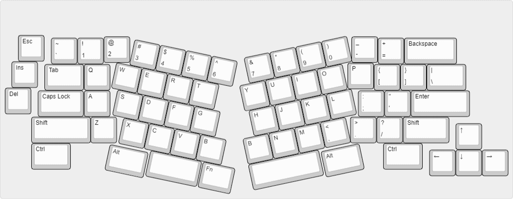 Chalice - Cheap Alice inspired Keyboard image 2