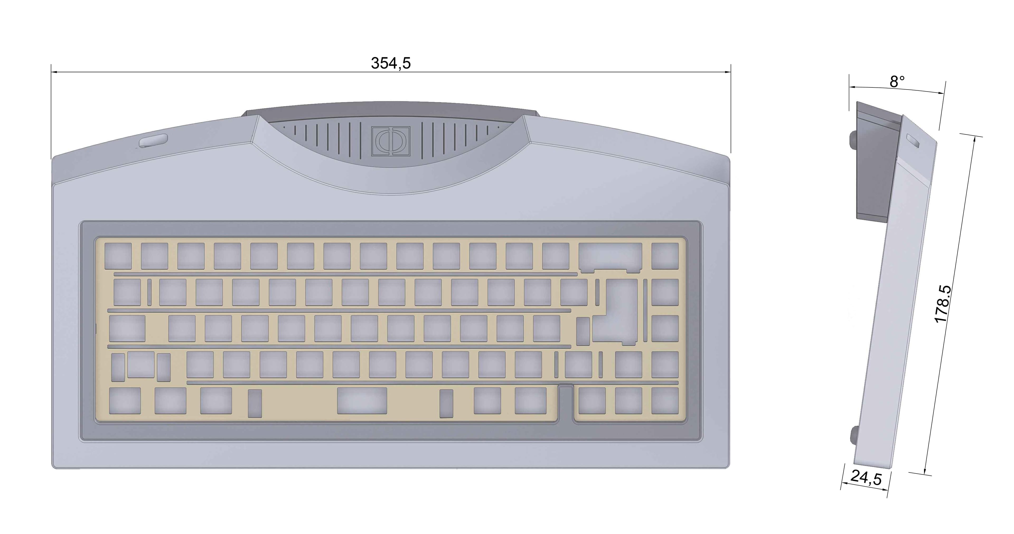 René 65 - A typewriter inspired 65% keyboard [September 2022 Update] image 24