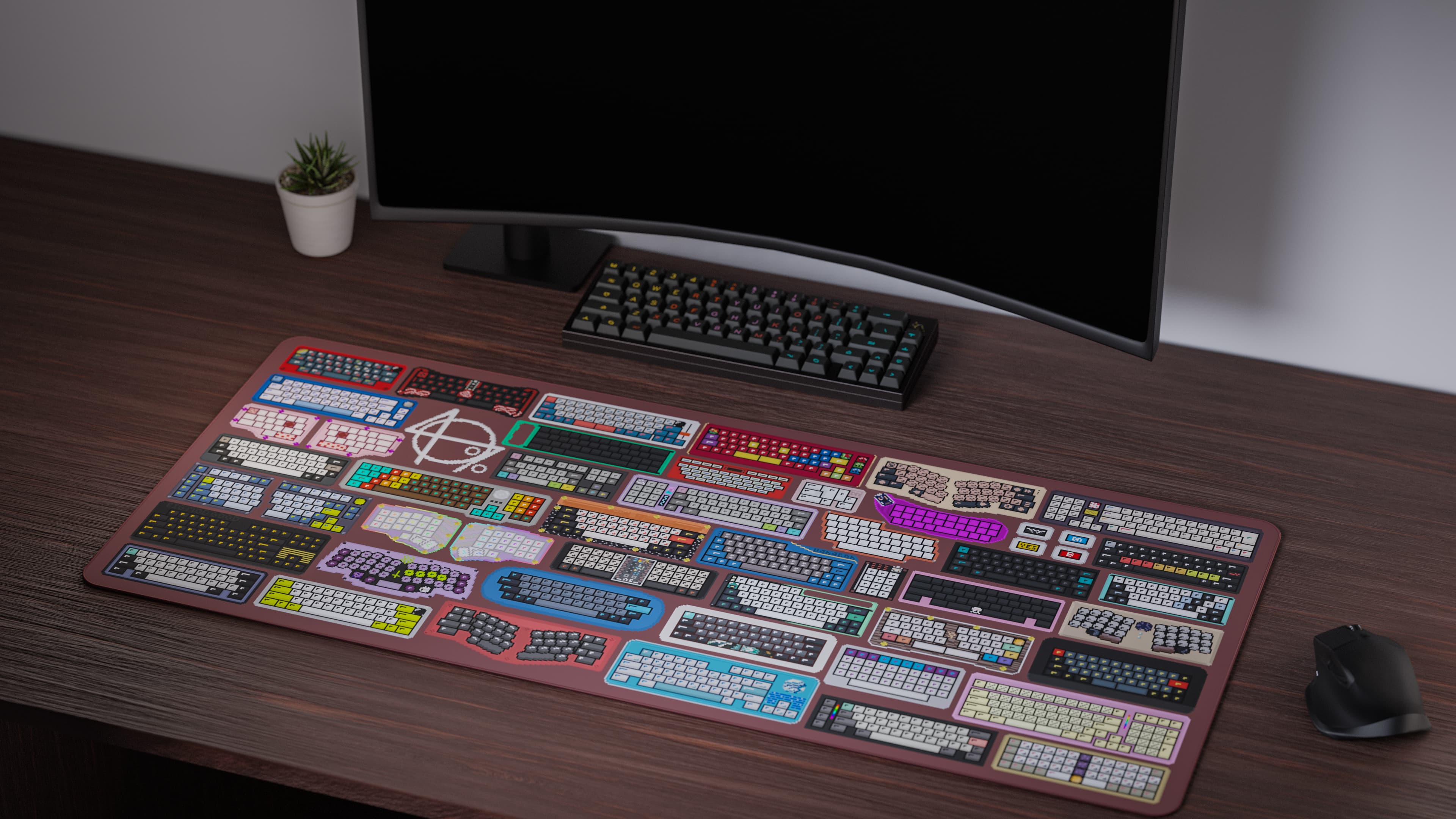 40s Pixel Deskmat '22 | Rough Texture | Vendors Announced! | GB 9/30-10/15 image 2