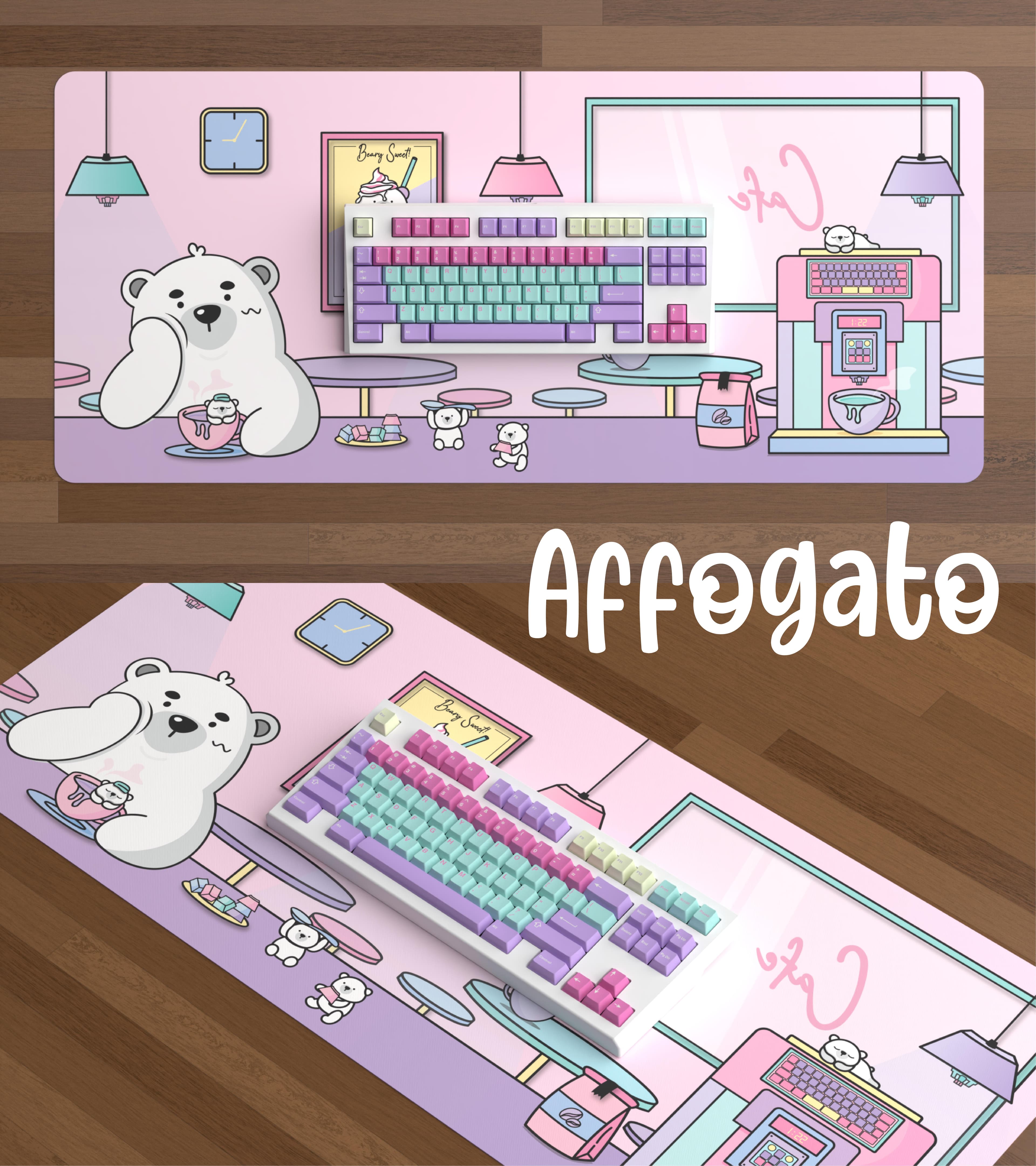 Beary MaKEYato Deskmat (NEW B&W COLORWAY!) image 5